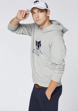 Polo Sylt Kapuzensweatshirt mit gesticktem Logo-Symbol
