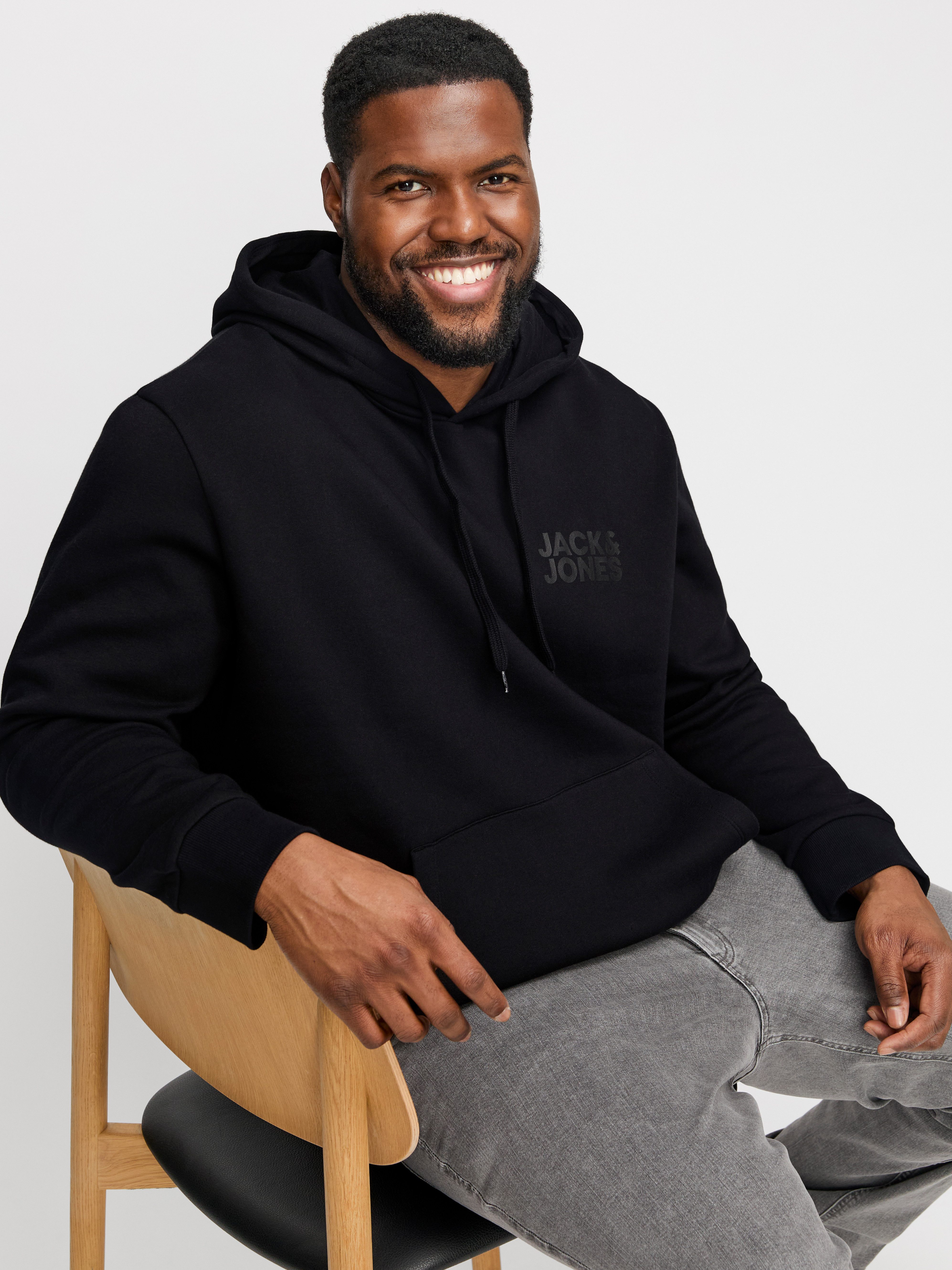 Jack & Jones PlusSize Kapuzensweatshirt JJECORP LOGO SWEAT HOOD NOOS PLS mi günstig online kaufen