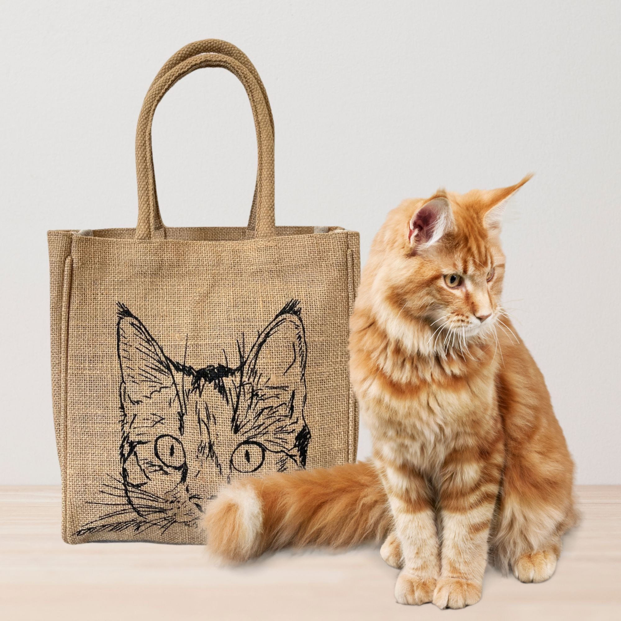 Domelo Handtasche Domelo Jute Handtasche kleine Jutetasche vegane mini Einkaufskorb, Deutsch Designer