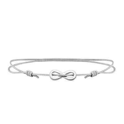 CAÏ Armband 925/- Sterling Silber rhodiniert Infinity