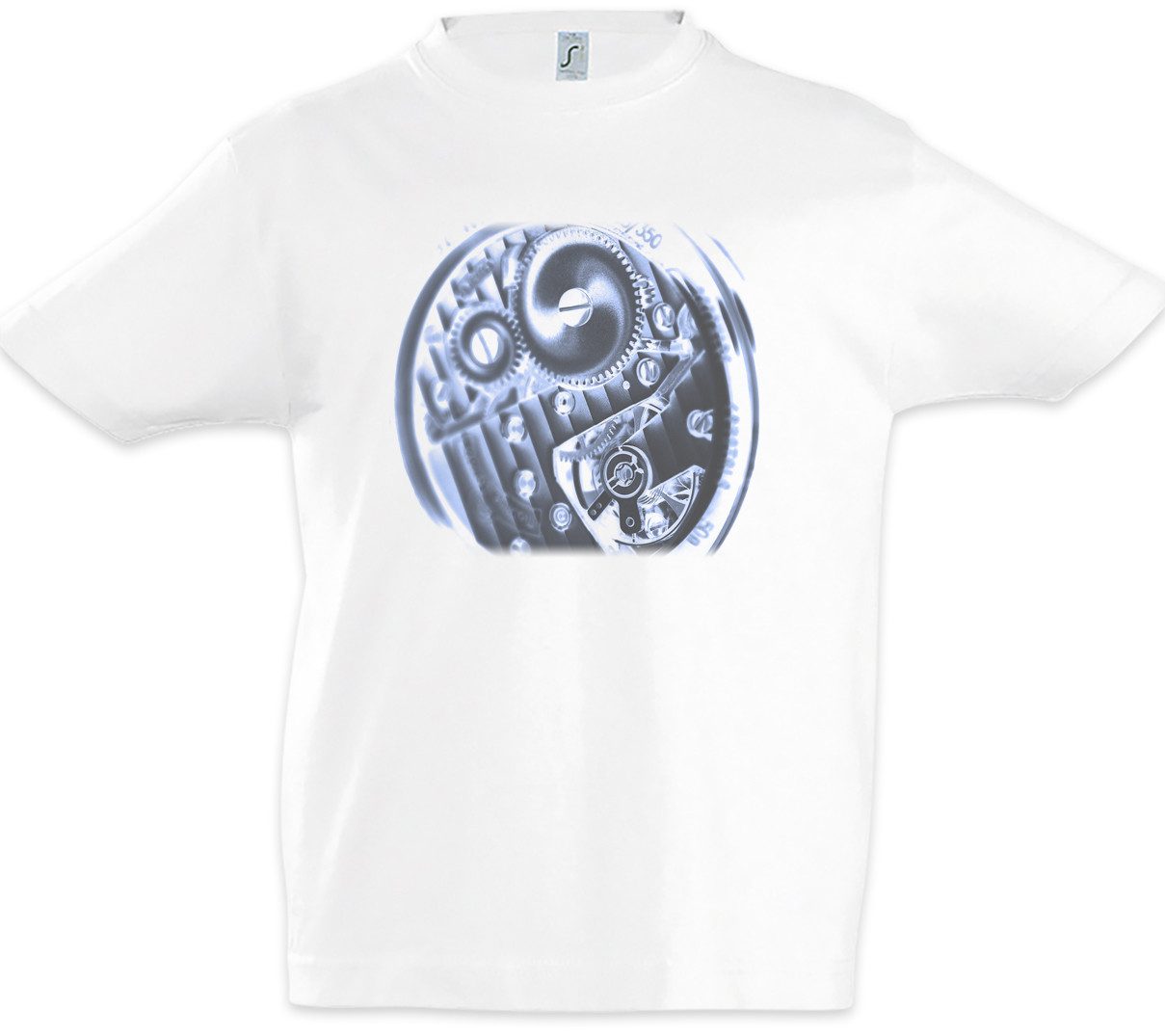 Print-Shirt Clockwork II Kinder T-Shirt Uhr Uhrmacher Uhrwerk Uhren Watch Sammler