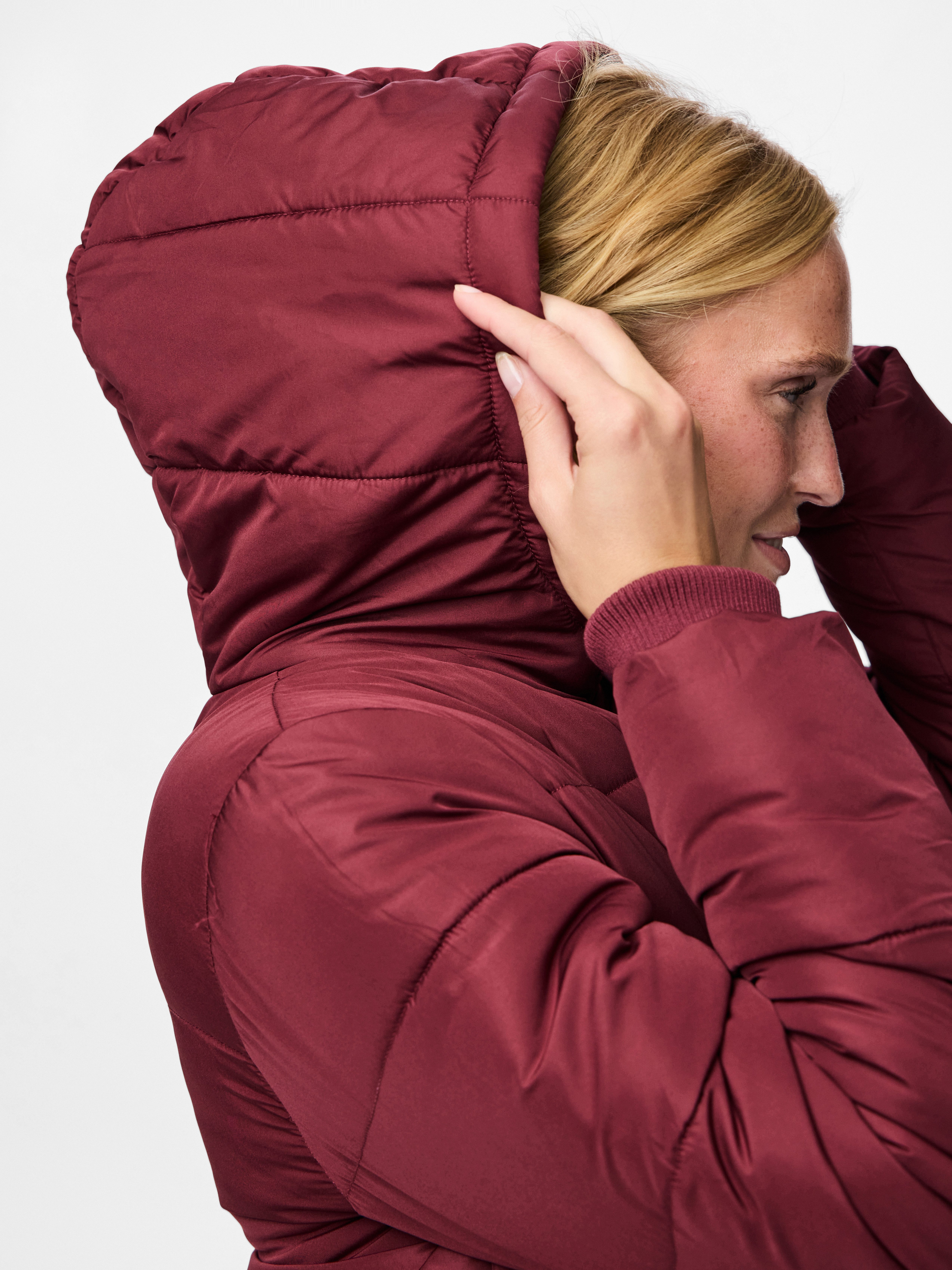 pieces Steppmantel PCBEE NEW LONG PUFFER JACKET NOOS BC Kunstfaser