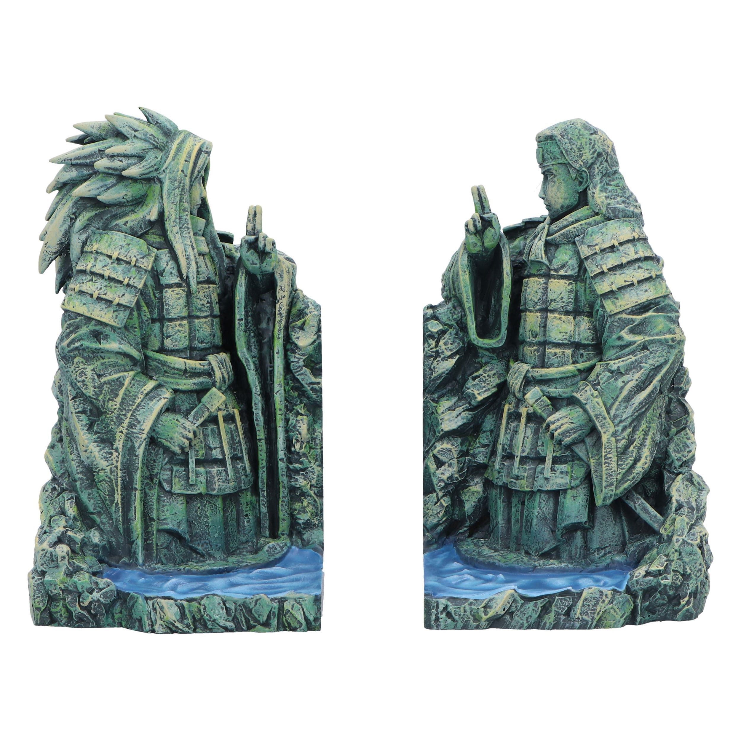 Nemesis Now Buchstütze Naruto Shippuden Підставки для книг 18 cm (1 St), Offiziell lizenzierte, handbemalte Підставки для книг aus Resin