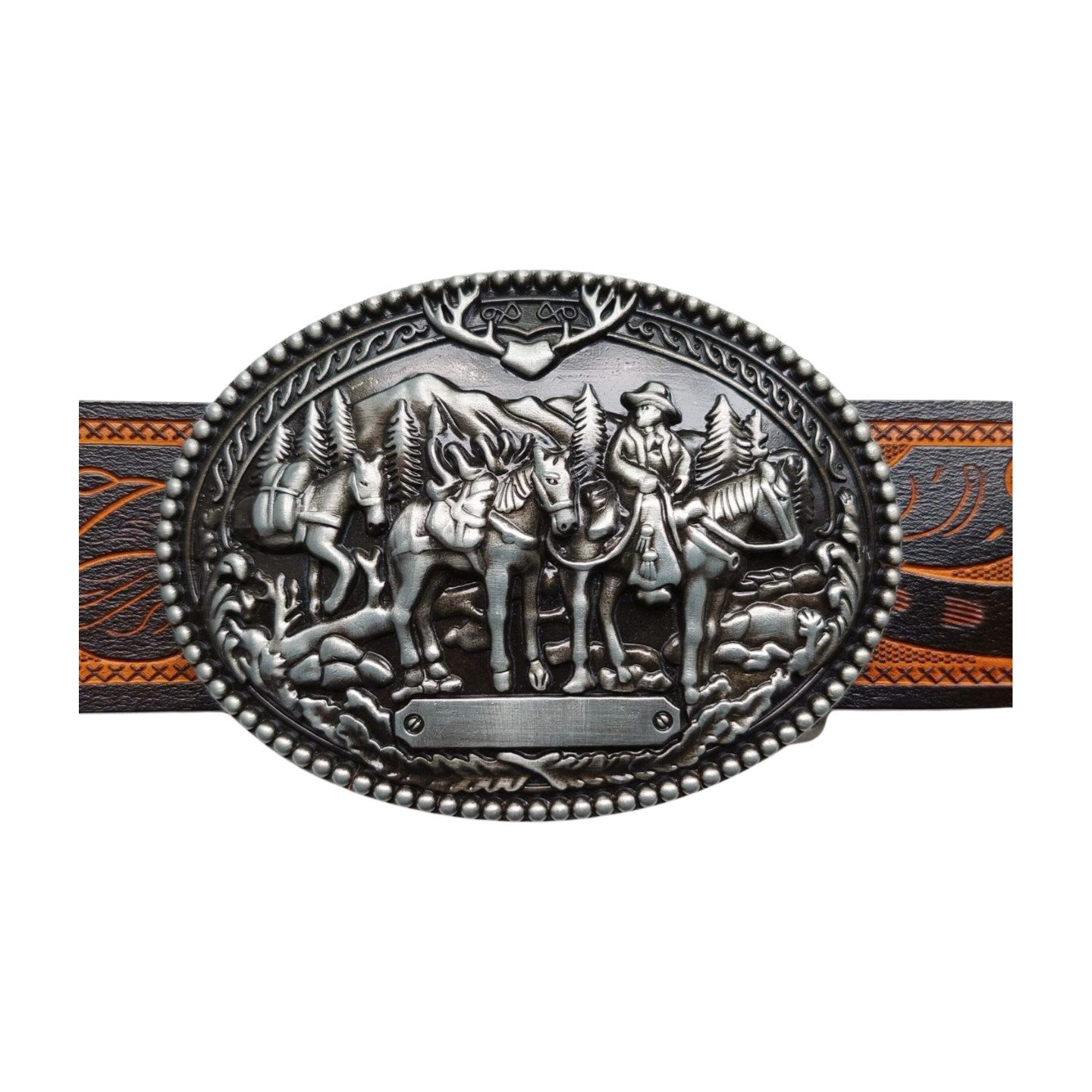 Ware aus aller Welt Ledergürtel Wild günstig online kaufen