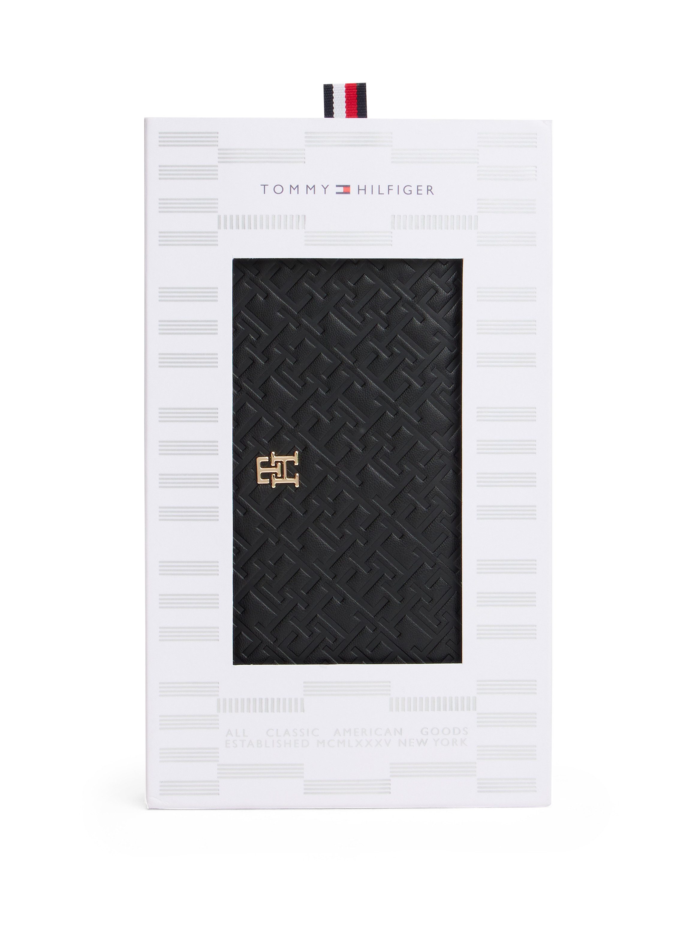 Tommy Hilfiger Clutch LRG ZA MONO, Damen Mini Bag, Geldbörse, mit edlem TH- günstig online kaufen