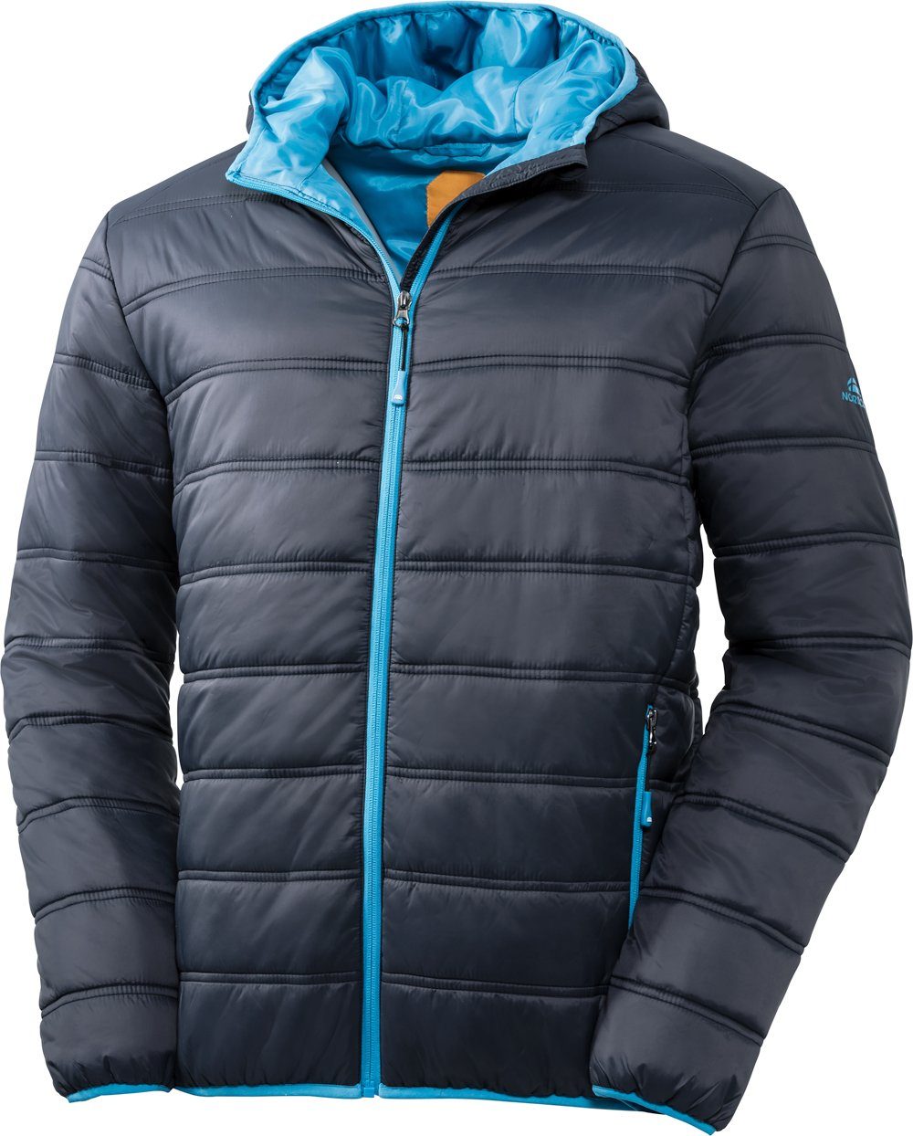 Nordcap Steppjacke ultraleichte Jacke mit Kapuze marine