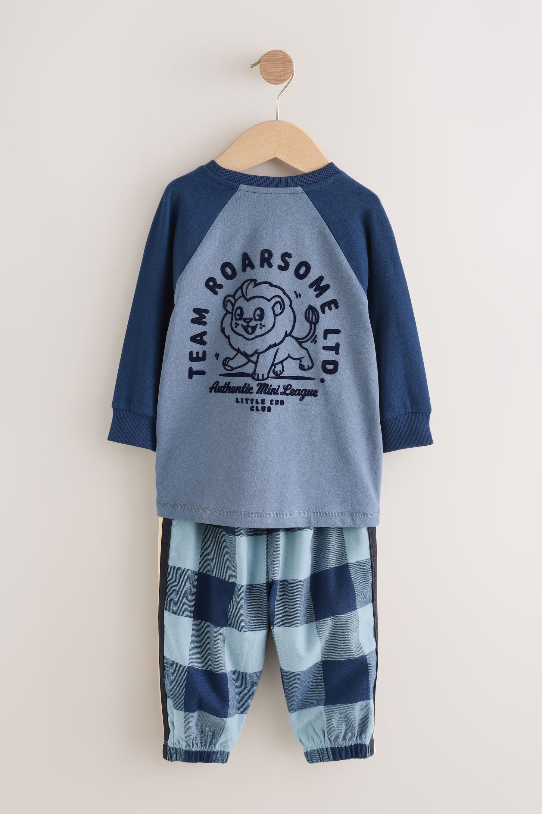 Next Pyjama Gewebte Schlafanzughose mit Karomuster, günstig online kaufen