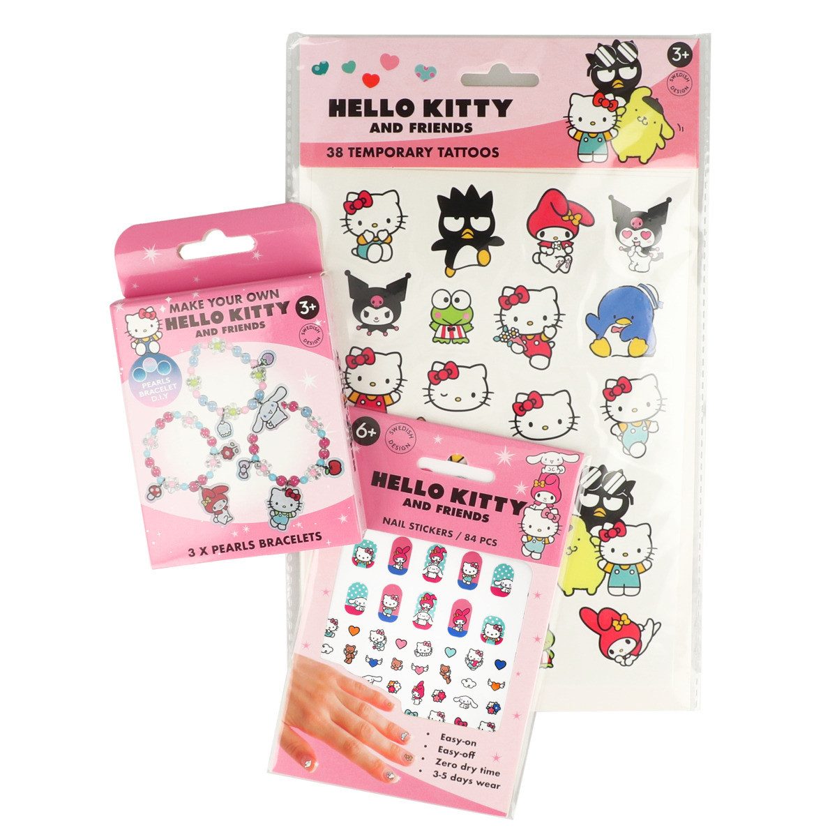 Hello Kitty Kreativset Beauty Bastelset Unisex Kinder, (194-tlg), Kreativset, Bastelbox, Kreativbox, Lernspielzeug, Crafting