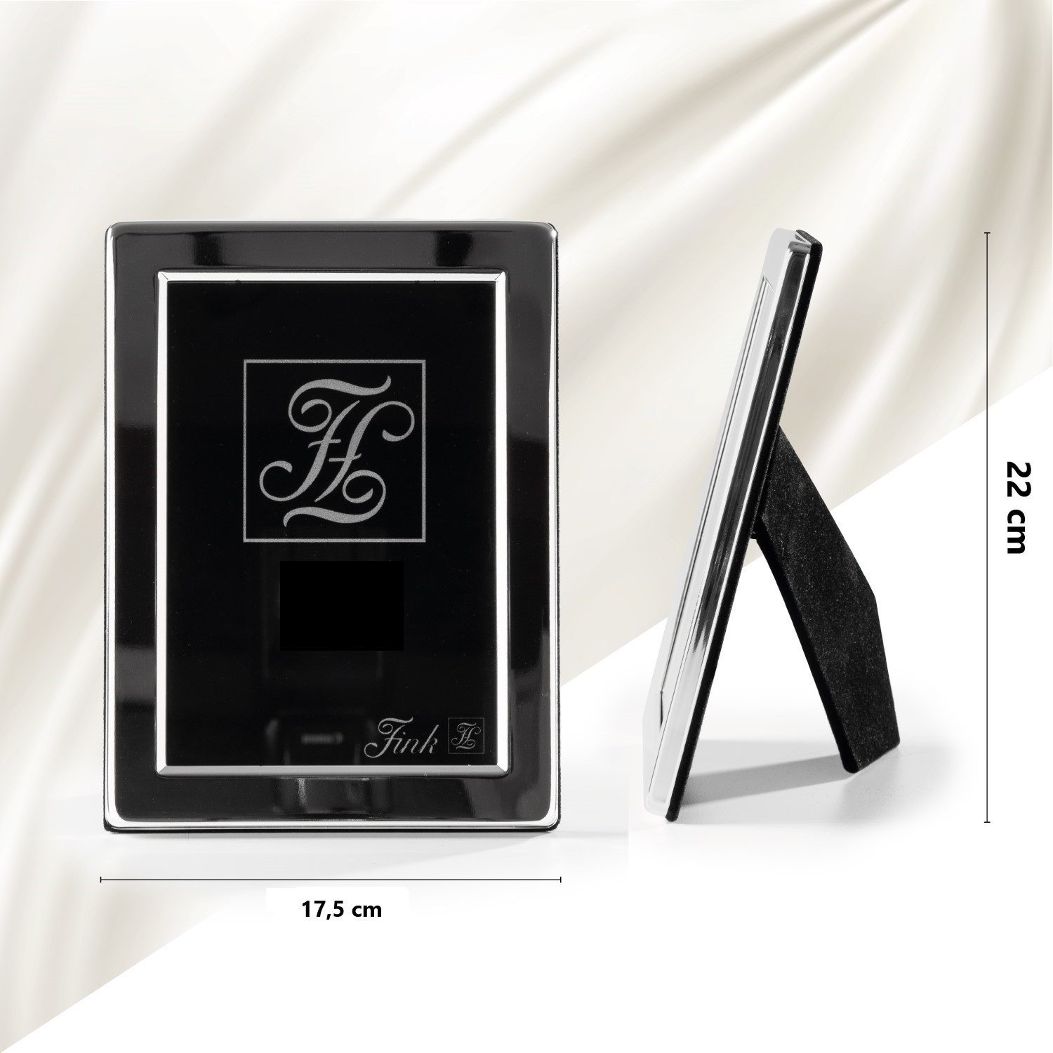 Fink Bilderrahmen CLASSIC Bilderrahmen 13x18 cm - Eisen/ Glas/ versilbert - silberfarben, für 1 Bilder (1xBilderrahmen, 1 St), Fotowand - Bilderwand, Moderner Fotorahmen - Stilvoller Bildrahmen für Fotos und Bilder. Reduzierter Preis € 17,95. Unverbindliche Preisempfehlung € 19,95