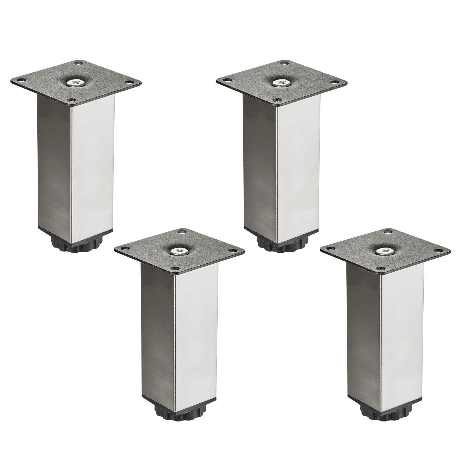 SO-TECH® Möbelfuß ZULU 38 x 38 mm 100 - 150 mm, belastbar bis 100 kg pro Fu günstig online kaufen