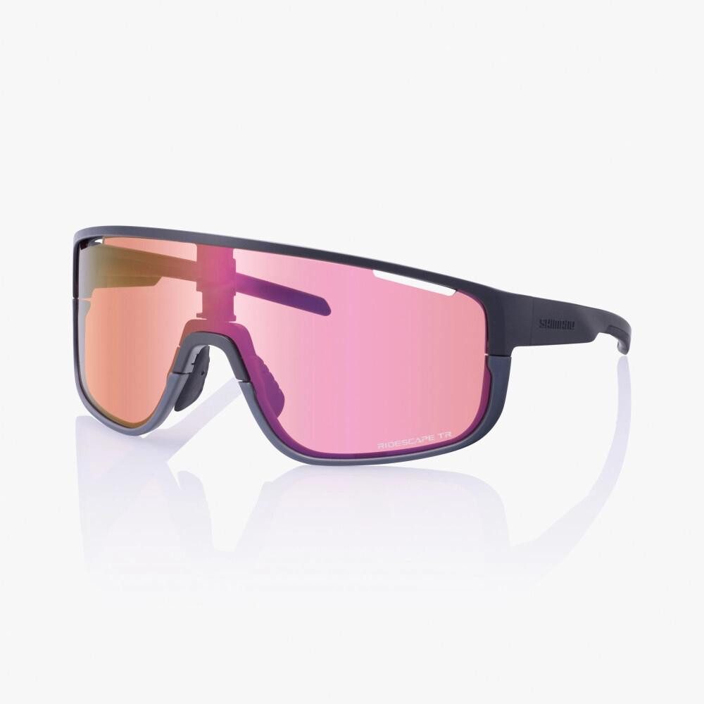 Shimano Sportbrille SHIMANO BRILLE PULSAR RIDESCAPE TR Größe M Matt Black - wandelbare Per