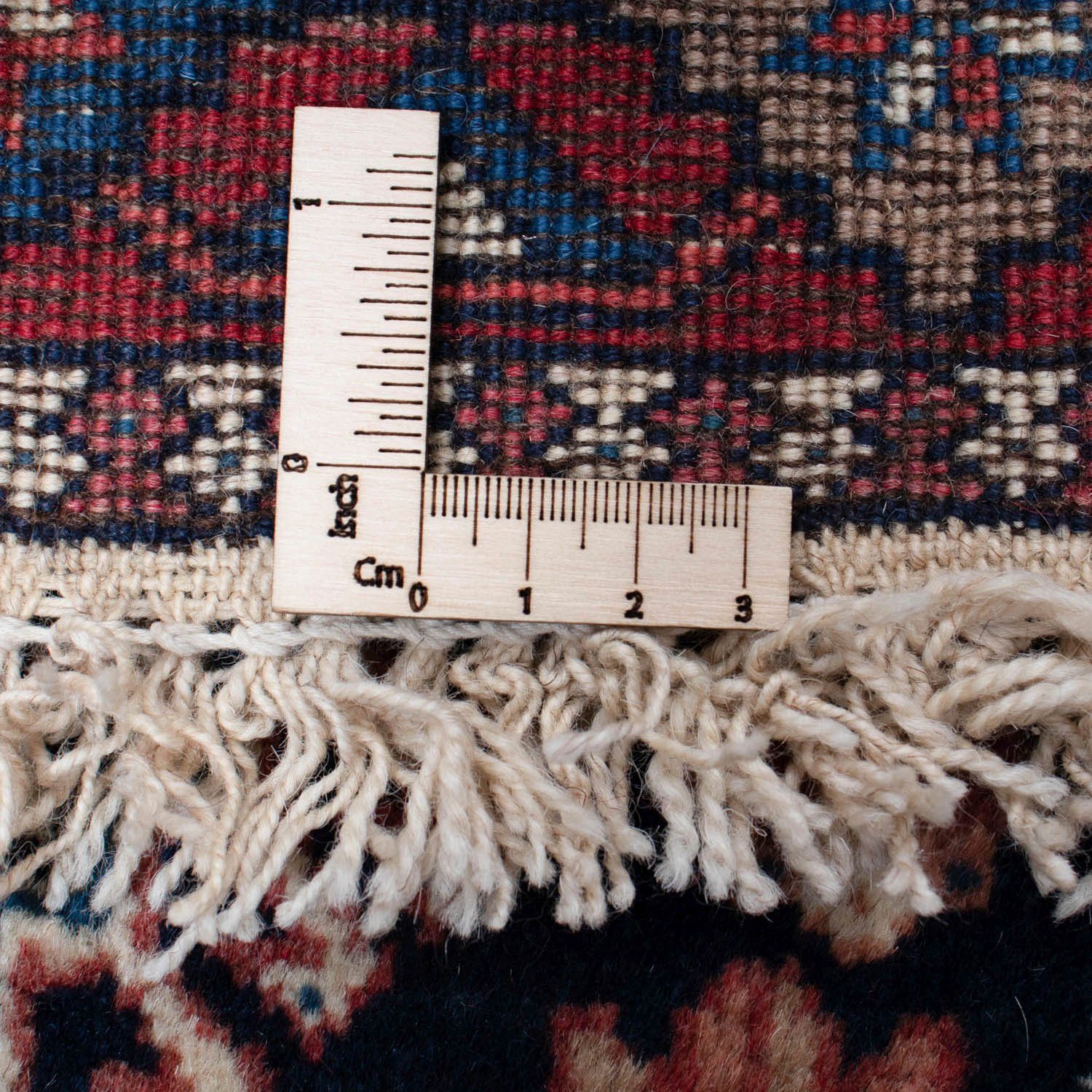 Medaillon scuro Handgeknüpft Höhe: Hochflor-Läufer morgenland, 83 cm, Rosso 10 mm, 210 rechteckig, Yalameh x