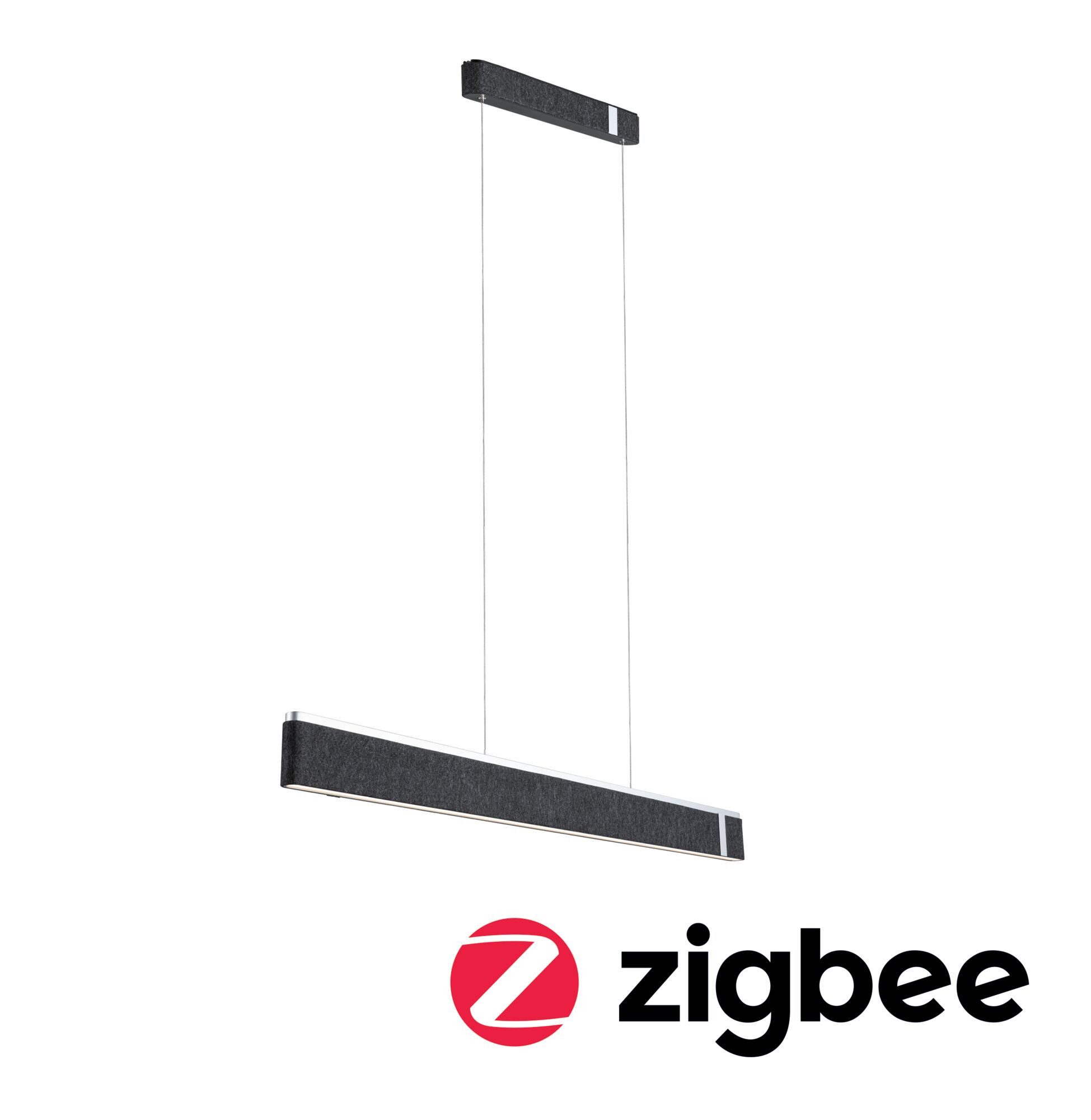 Paulmann LED Pendelleuchte LED Pendelleuchte Smart Home Zigbee 3.0 Jagun Tunable White 1800lm 21W