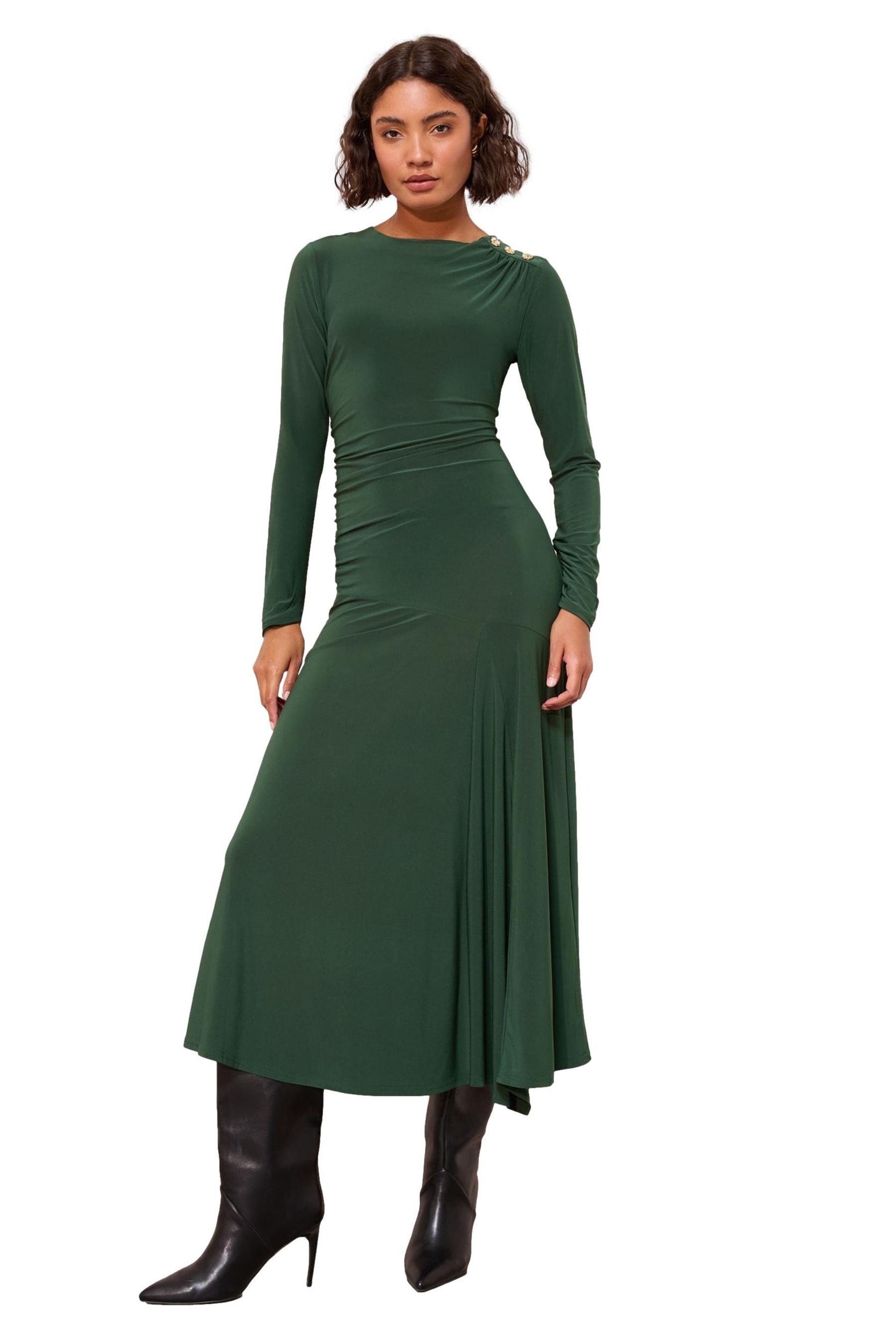 Midikleid Friends Like These Jersey-Midikleid mit Knopf