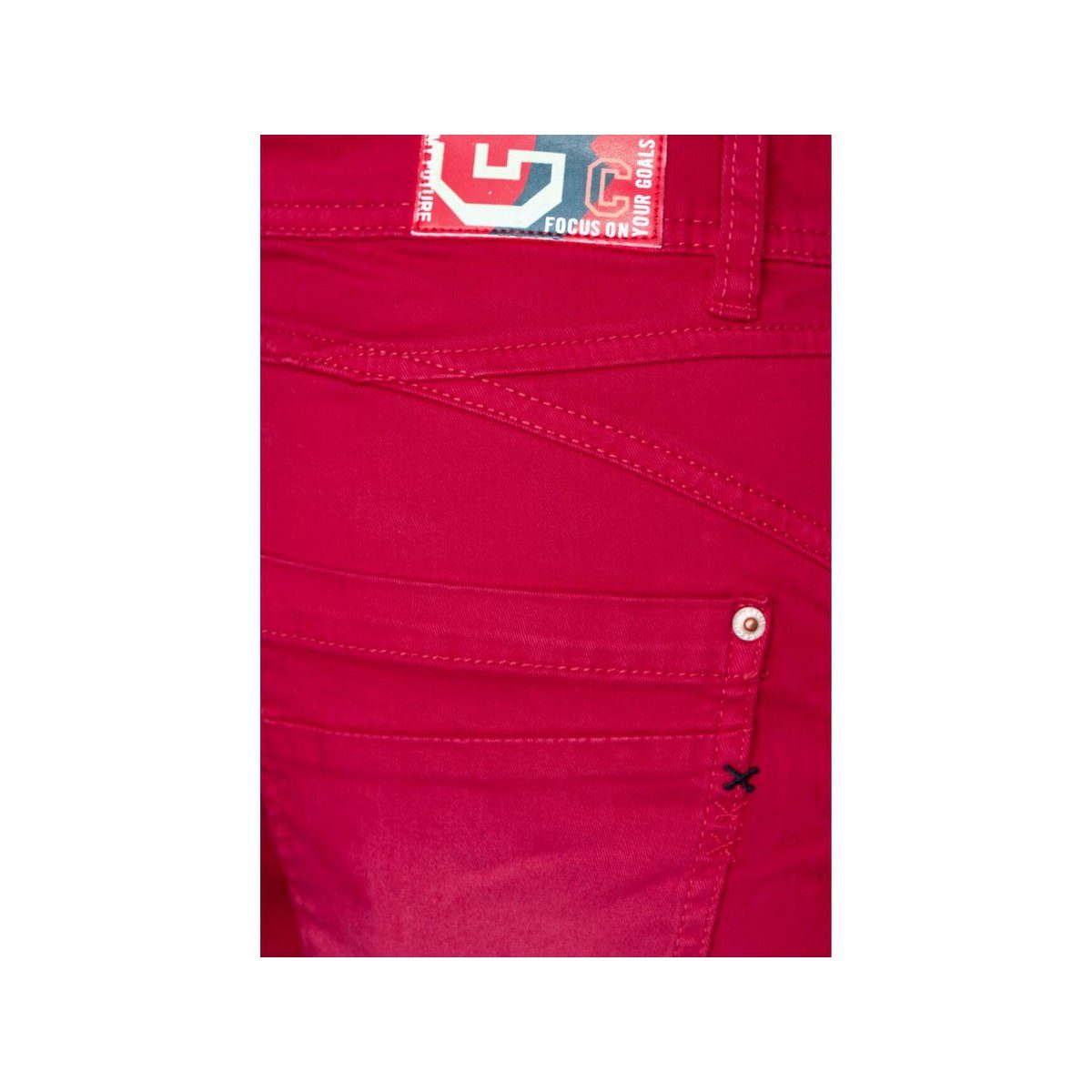 Cecil casual red Stoffhose (1-tlg) rot