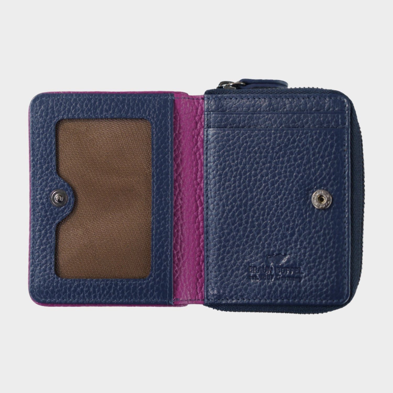 Braun Büffel Mini Geldbörse ASTI LIMITED RFID Mini RV-Geldbörse 5CS dark bl günstig online kaufen