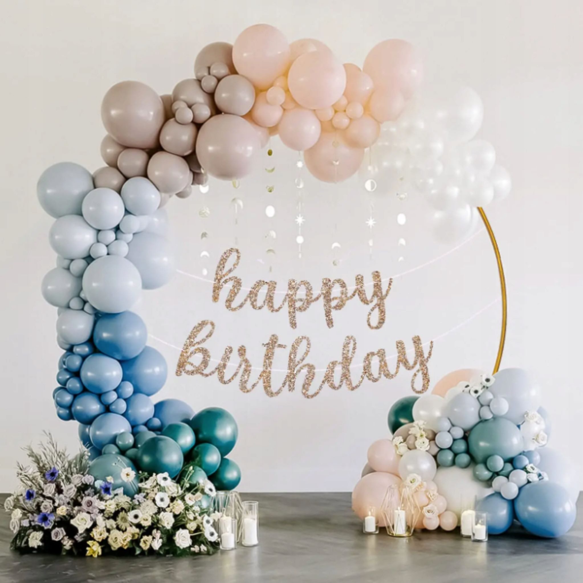 Festivalartikel Ständerprofil Ballonständer gold 2,5m - perfekt für Hochzeiten und Geburtstage!