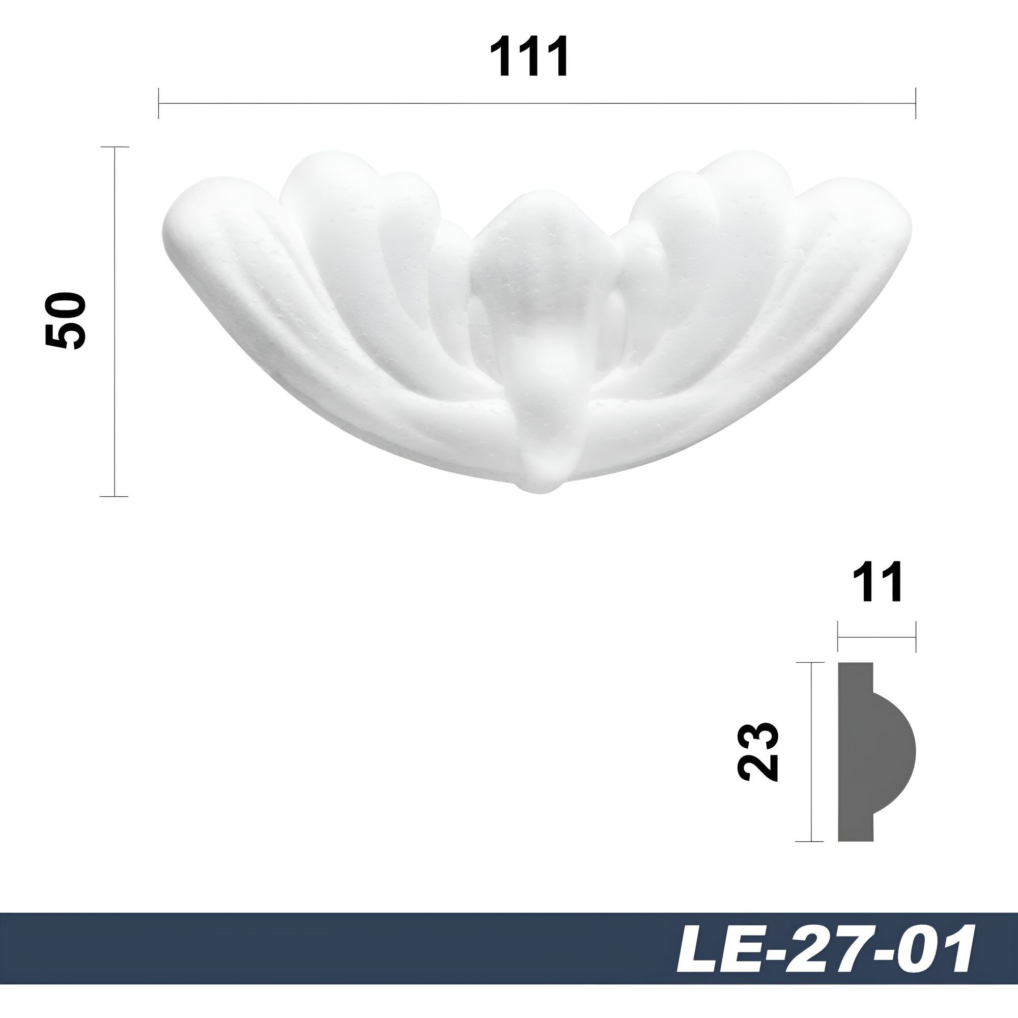 marbet design Zierleiste LE-27-01, 4 Zwischensegmente, günstig online kaufen