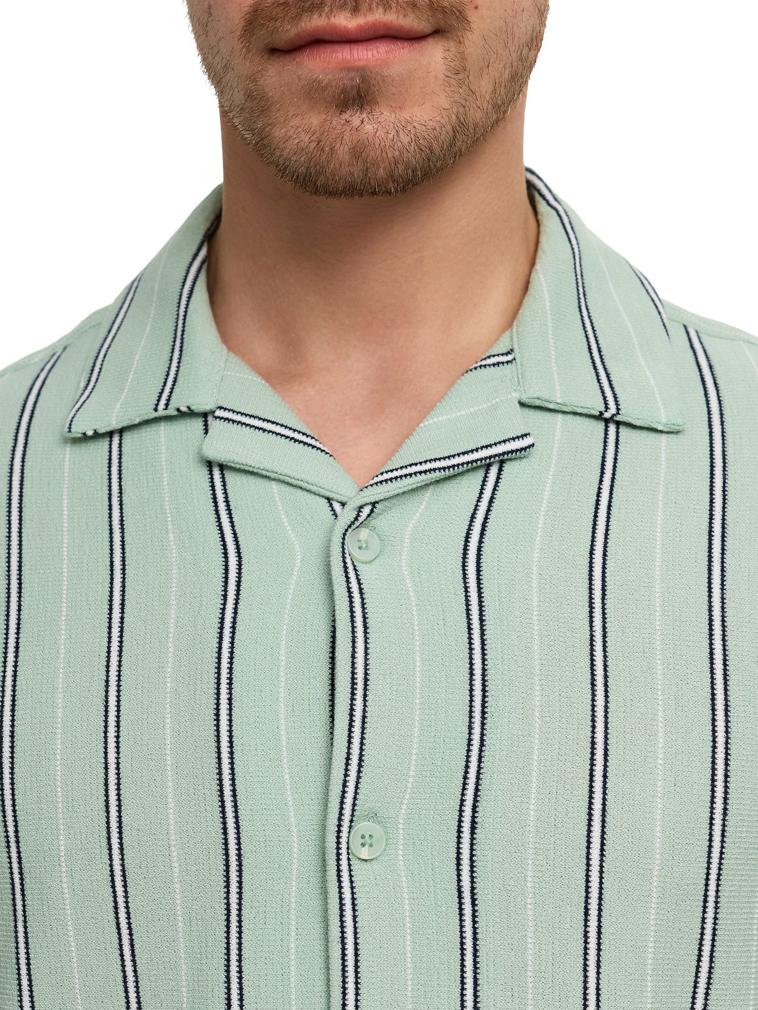 Indicode Kurzarmhemd INShitake