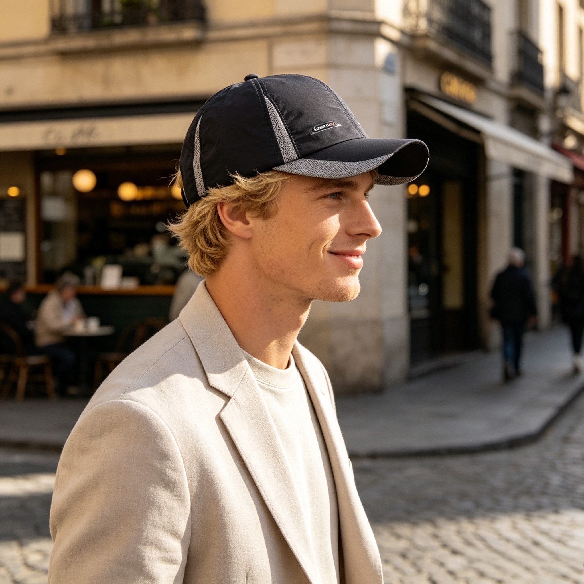 MIRROSI Baseball Cap Herren Cappy Sommer Sportcap, dünn & schnelltrocknend (Atmungsaktiv, Einheitsgröße, Outdoor Cap, Kappe, Feldmütze) verstellbare Baseballcap – Bild 5 von 5