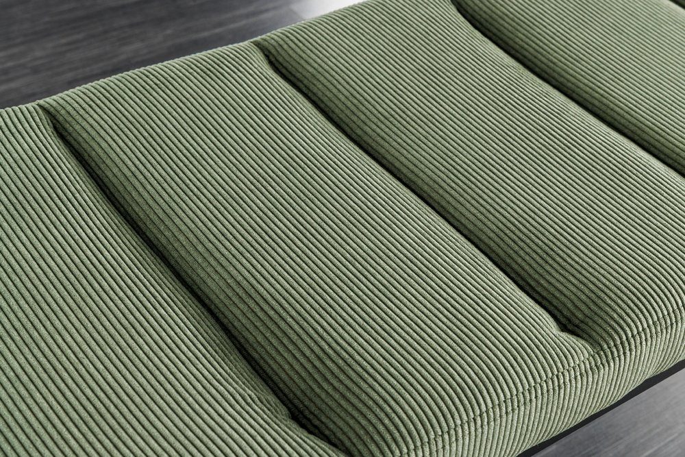 grün Polster BEAUTÉ 80cm · (Einzelartikel, Sitzbank Küche schwarz / Metall Flur · Cord riess-ambiente PETIT 1-St), · · · Wohnzimmer · Schlafzimmer