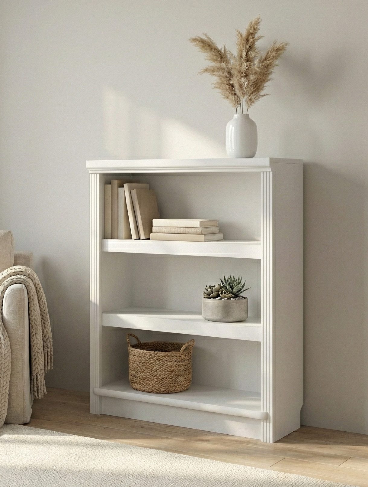 OTTO home Standregal Soeren Regal Bücherregal B/T/H: 80/29/97 cm, massive Kiefer, FSC®-zertifiziert