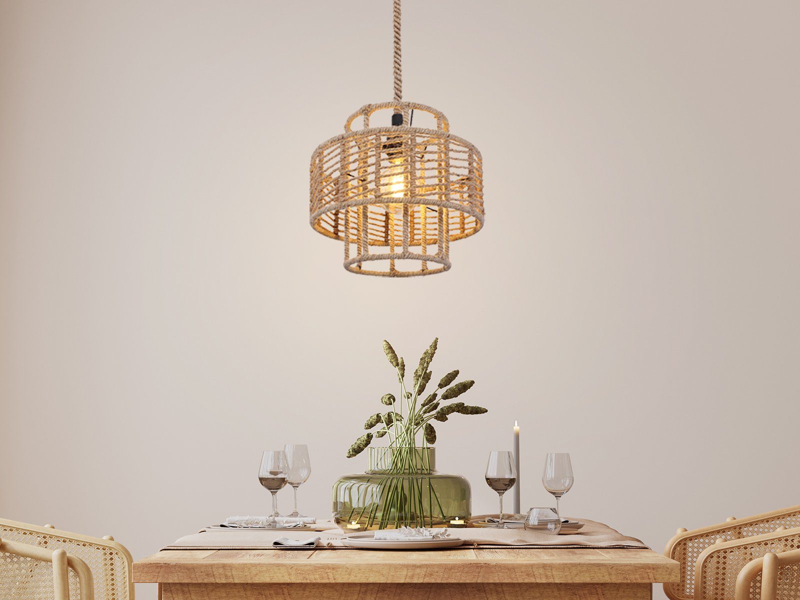 GLOBO LIGHTING LED Pendelleuchte, Dimmfunktion, LED günstig online kaufen