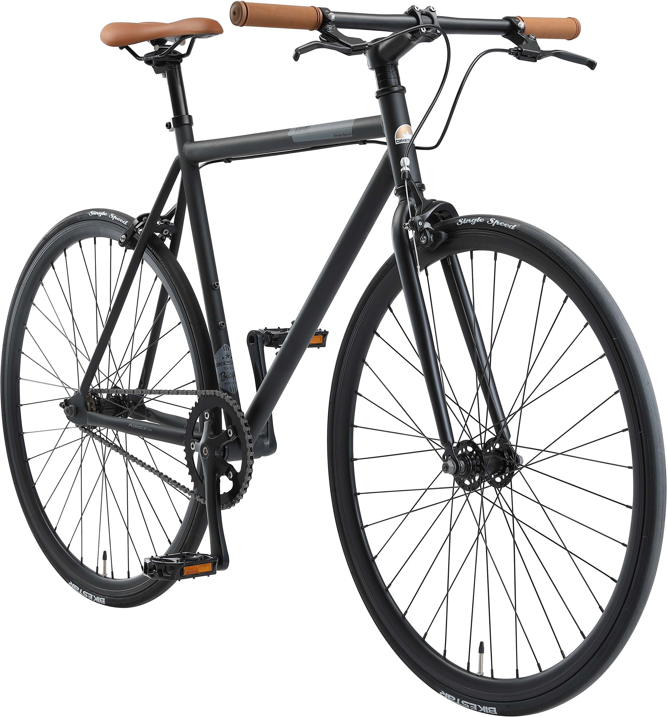 Bikestar Singlespeed, 1 Gang Shimano, für Damen und Herren