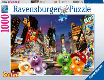 Ravensburger Puzzle Gelini am Time Square, 1000 Puzzleteile, Made in Germany, FSC® - schützt Wald - weltweit