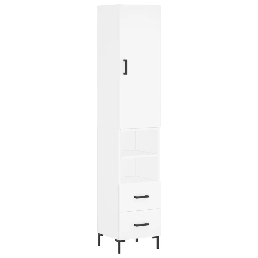 vidaXL Highboard Highboard Weiß 34,5x34x180 cm günstig online kaufen