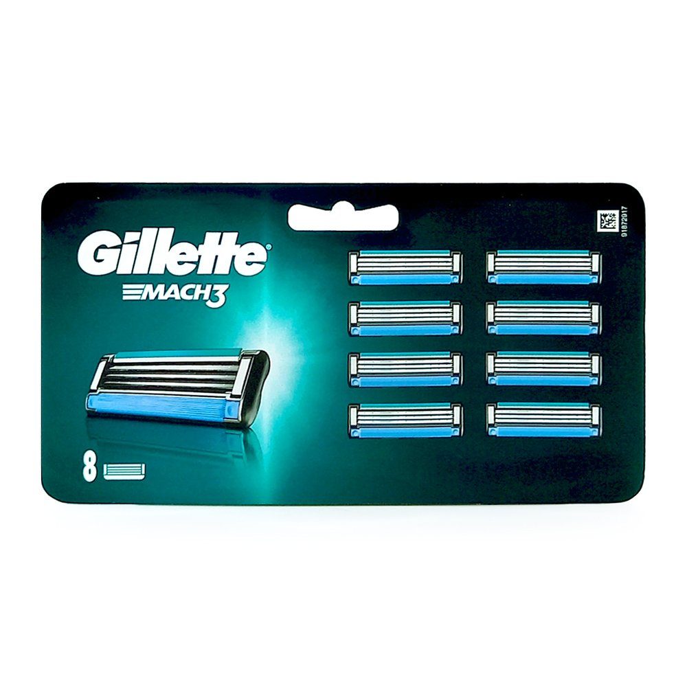 Gillette 3 Mach Rasierklingen, 8er Pack Gillette Rasierklingen