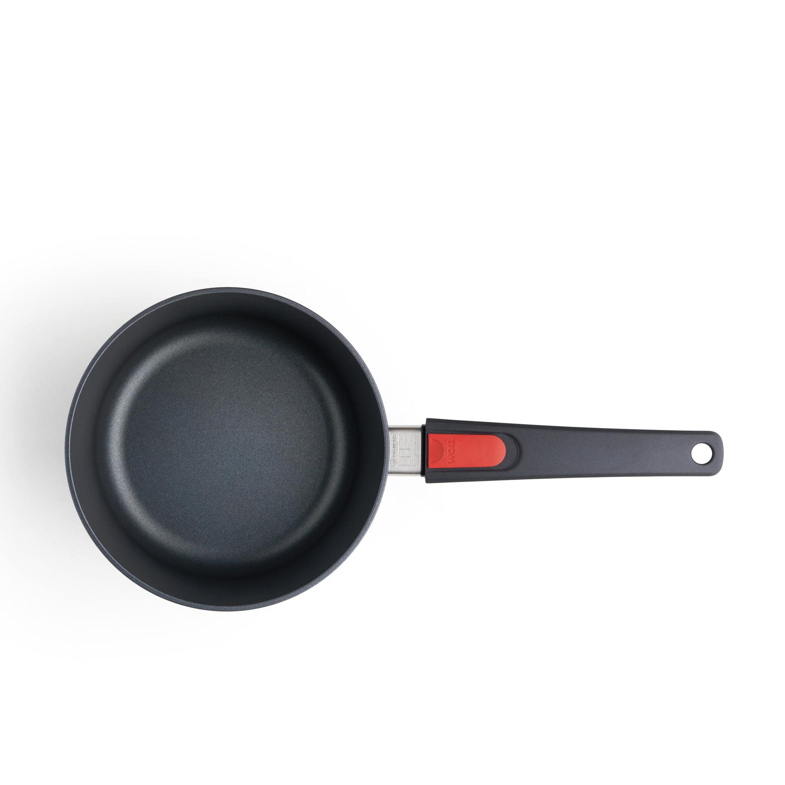 WOLL Kochtopf Guss-Stieltopf Diamond Lite 18 cm, Aluminiumguss, Induktionsgeeignet