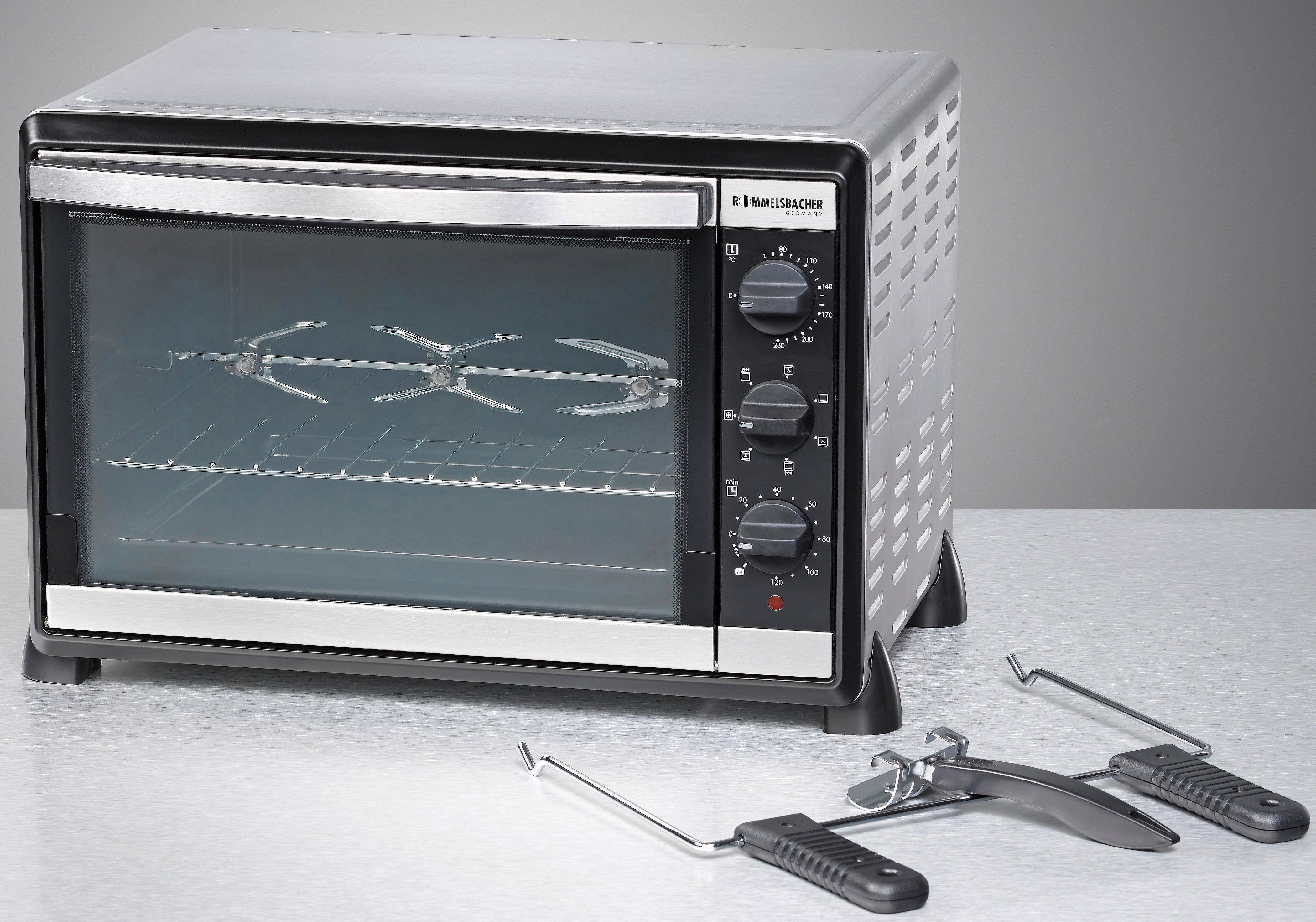 Rommelsbacher Minibackofen Back & Grill Ofen BG 1805/E, für Backformen bis 31,5 cm Ø – Bild 2 von 5