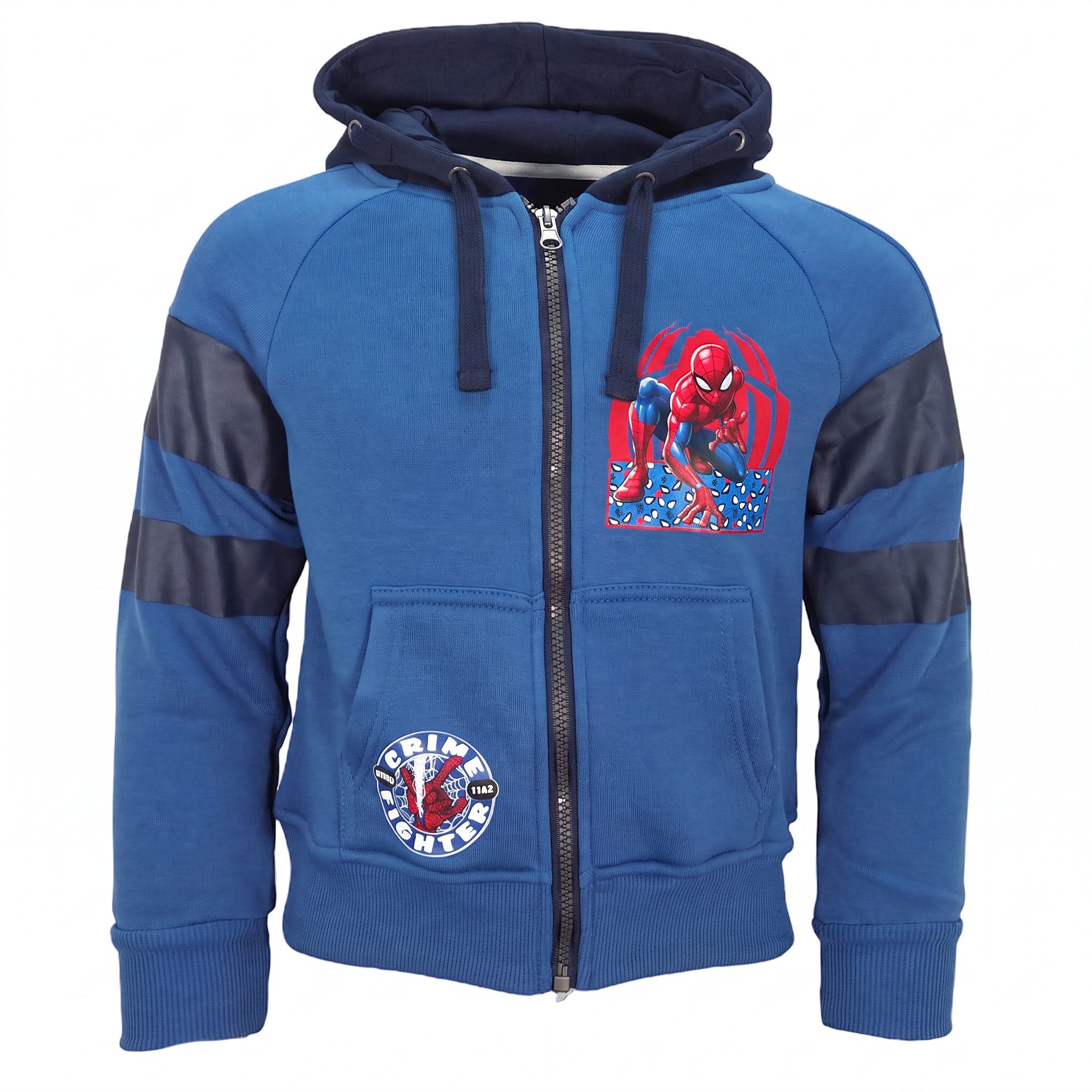 MARVEL Kapuzenpullover Marvel Spiderman Kinder Jungen Hoodie Jacke Kapuzenpullover Gr. 92 bis 128