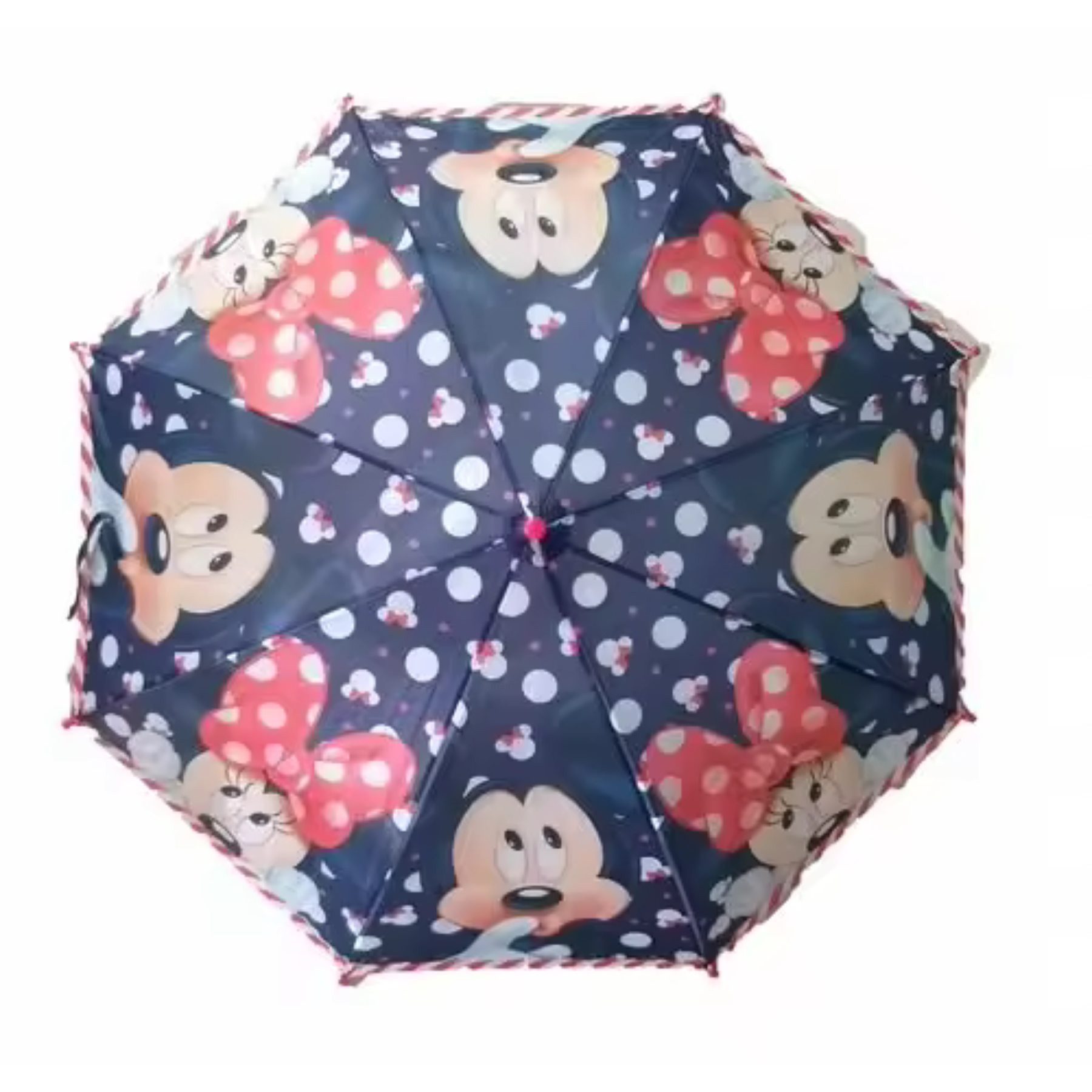 Disney Minnie Mouse Langregenschirm Ø 65 cm Regenschirm Kinder Schirm Polyester Alltag Schule