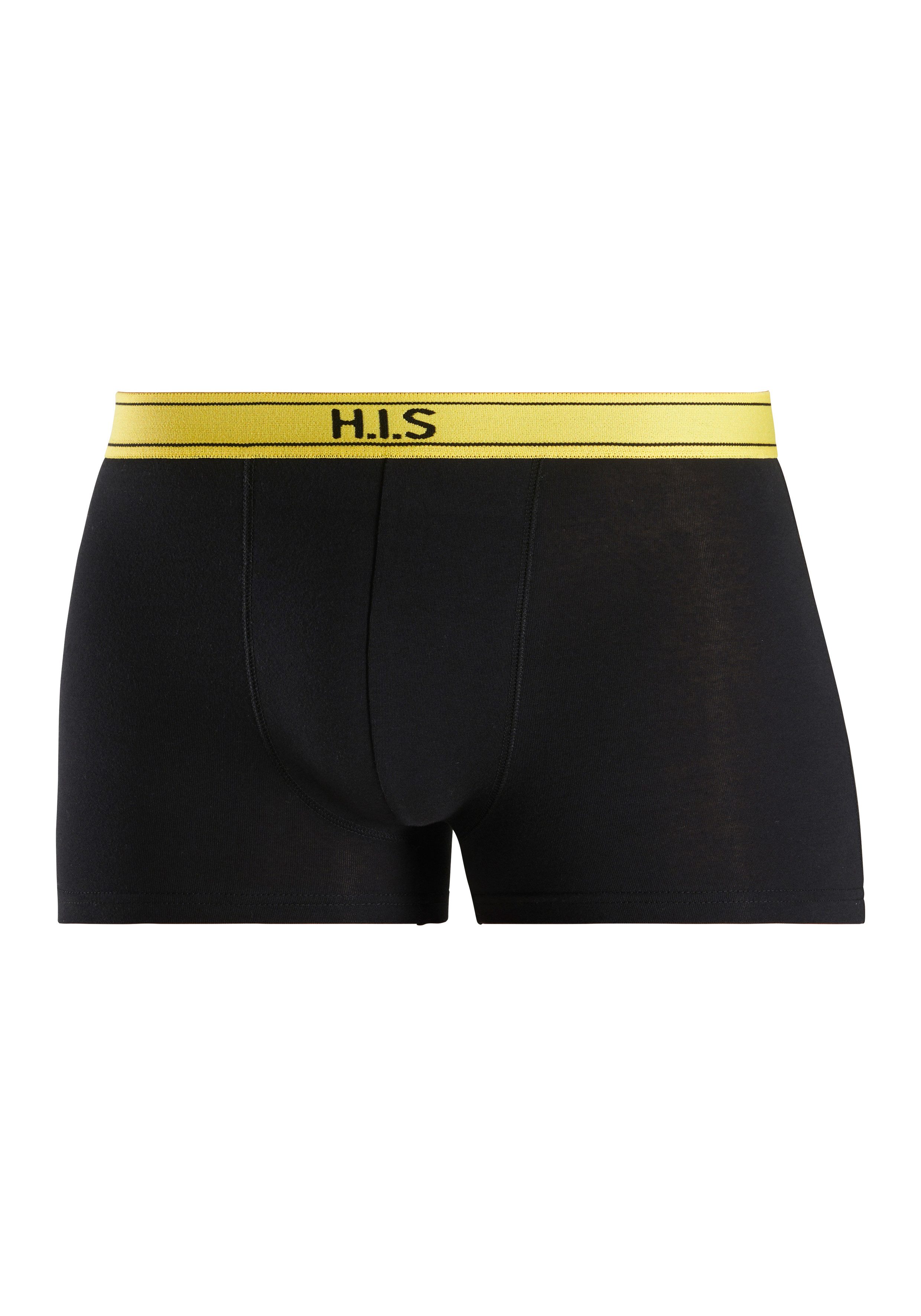 H.I.S Boxer Boxershorts für Herren (Packung, 5-St) mit Steifen und Logo im Bund – Bild 4 von 5