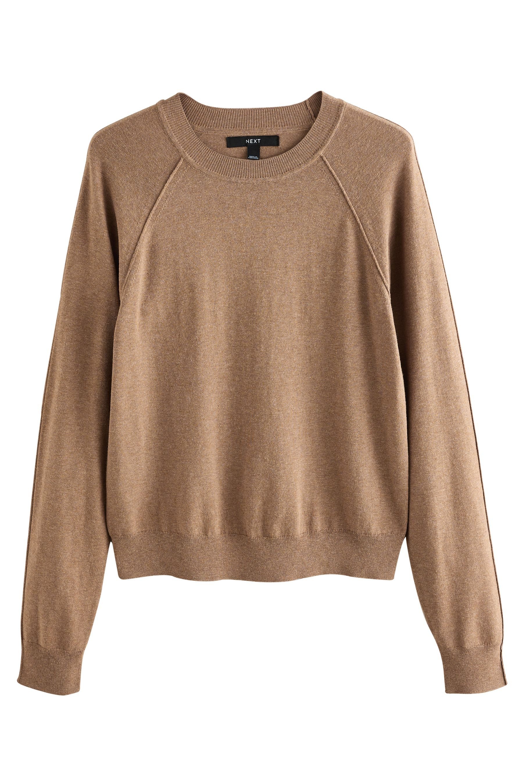 Next Rundhalspullover Weicher Strickpullover, Kurzgröße (1-tlg) günstig online kaufen