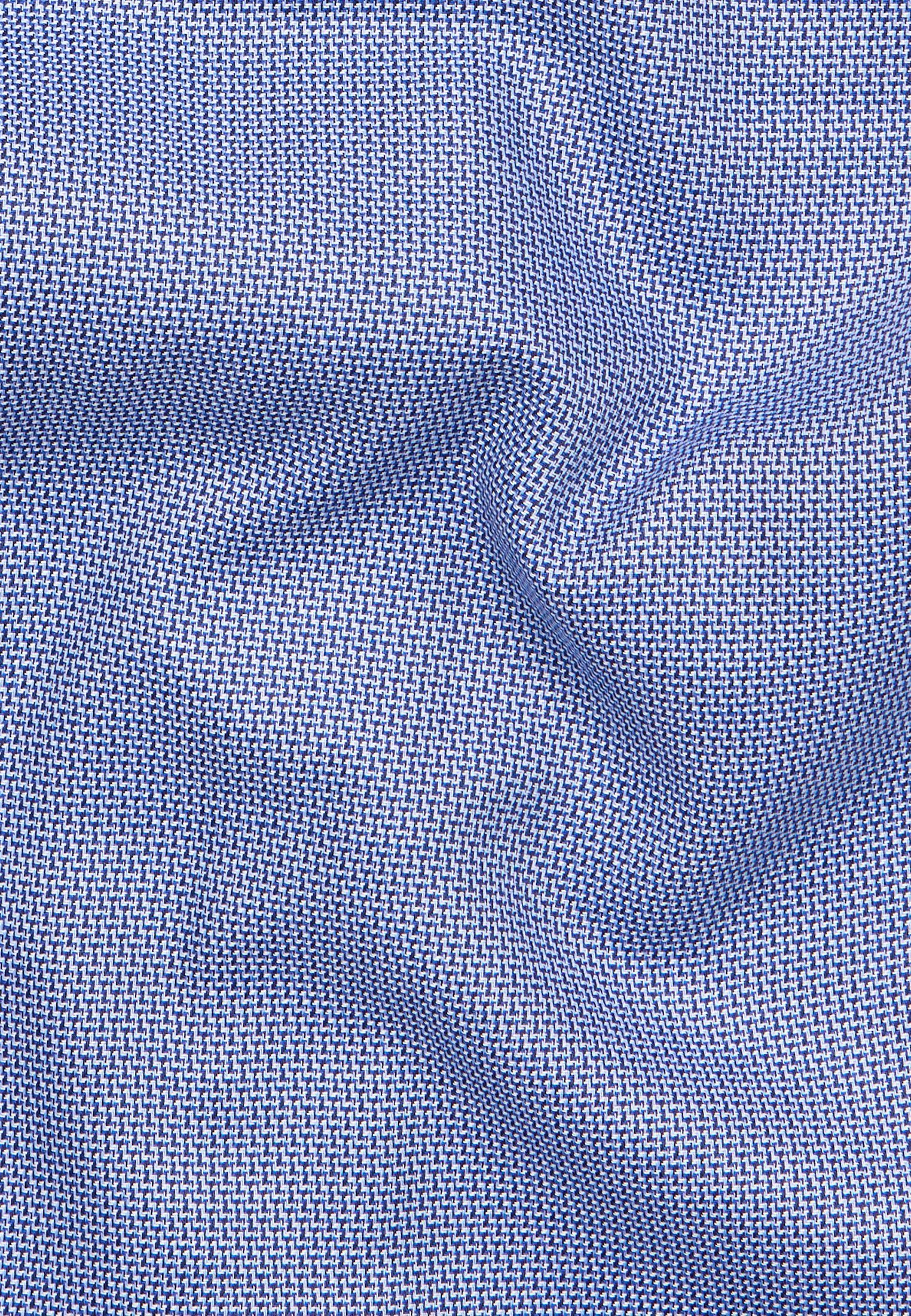 blau FIT Eterna COMFORT Langarmhemd