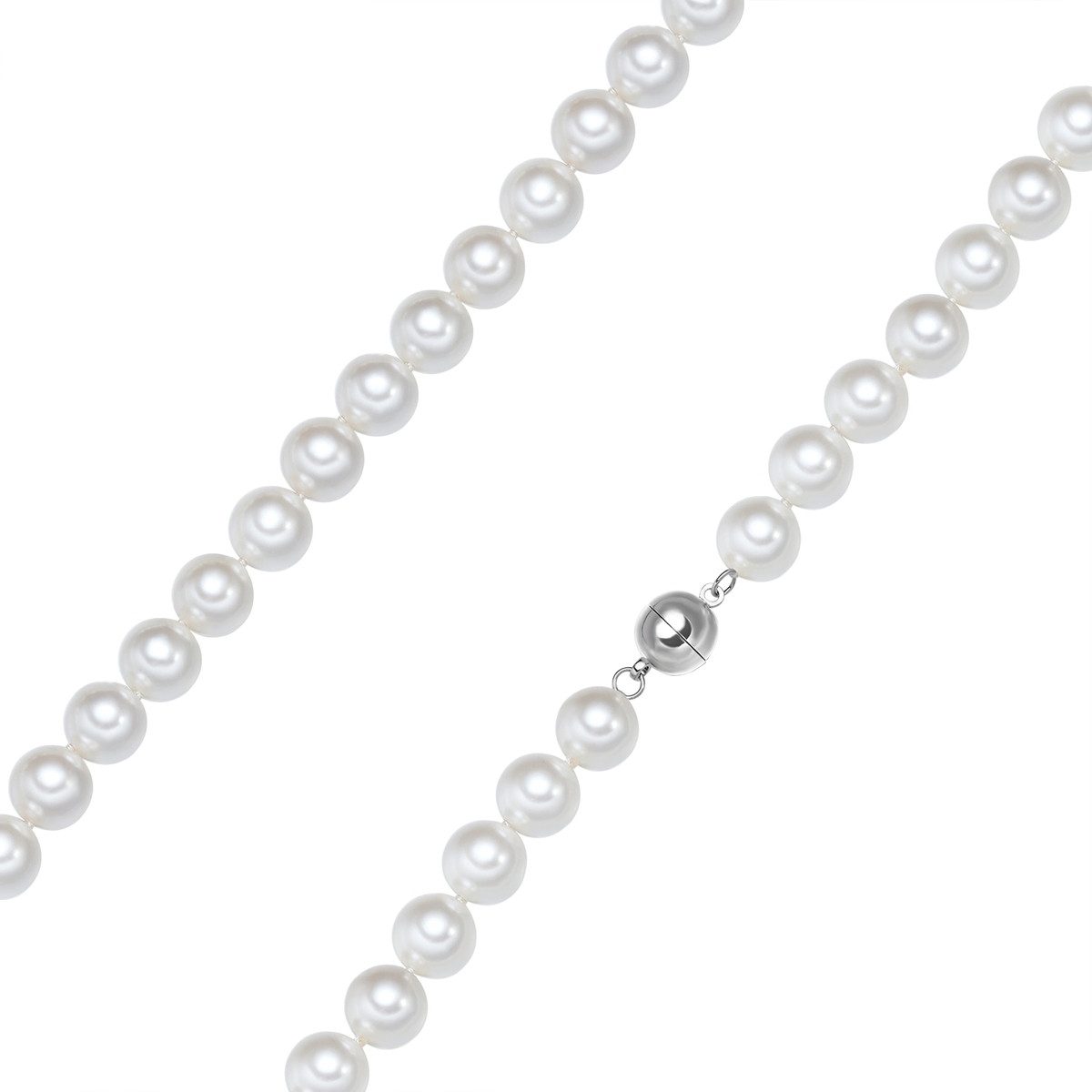 Yokoamii Perlenkette Y503 (1-tlg), Muschelkernperle