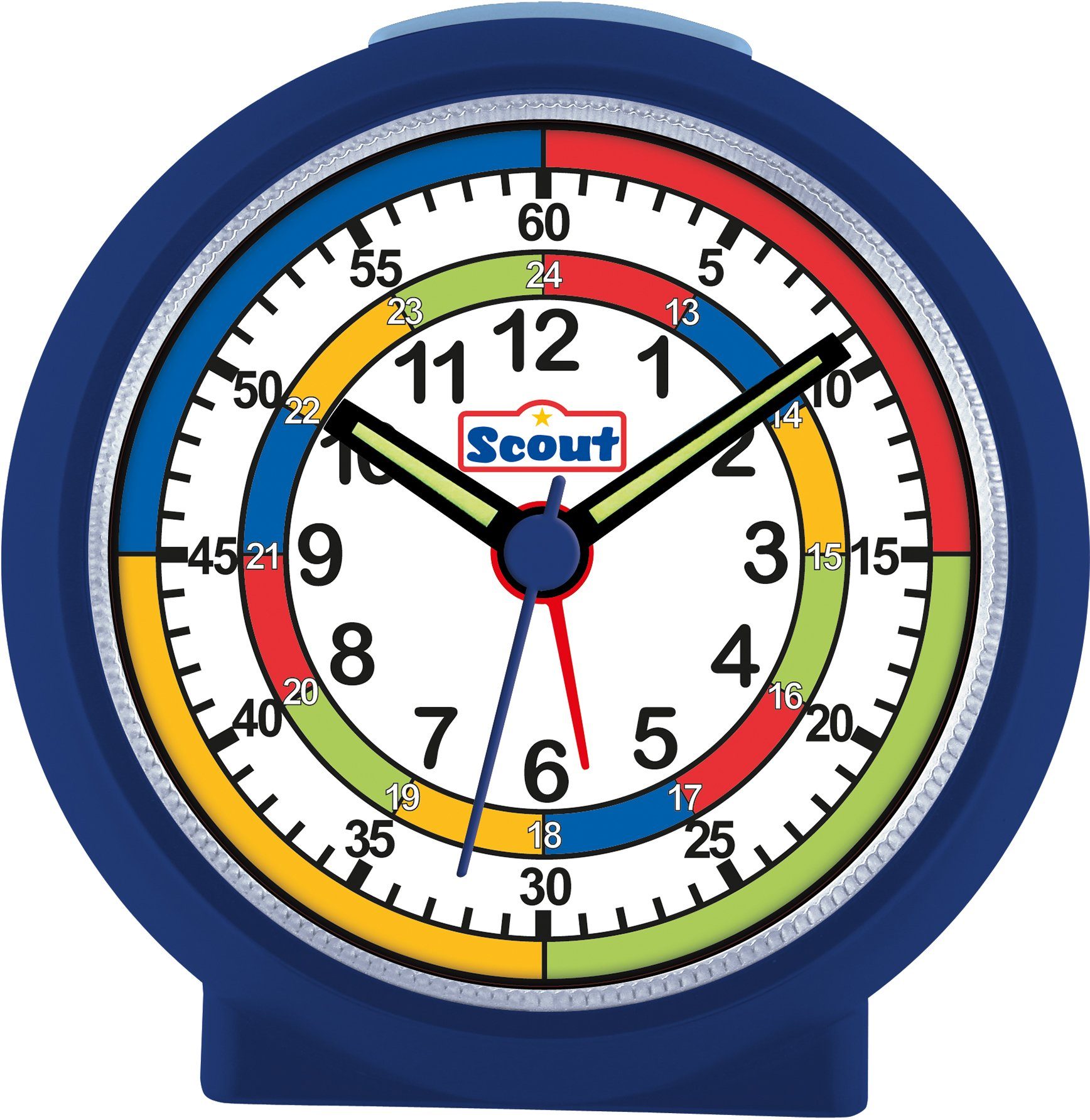 Scout Quarzwecker LearnTheTime, 280001010 Lernwecker, ideal auch als Geschenk