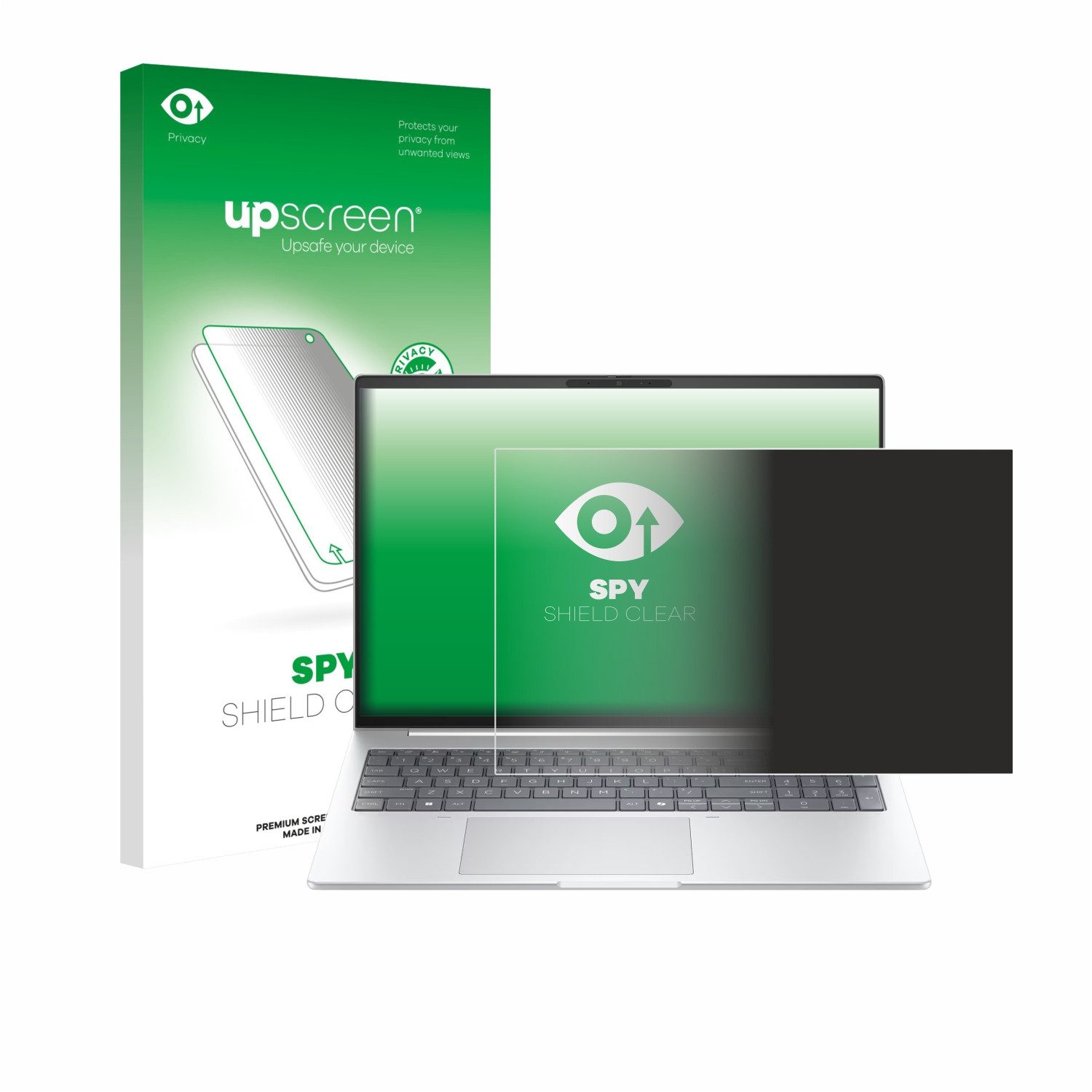upscreen Displayschutzfolie Sichtschutzfolie für HP EliteBook 8 G1i 16", Anti-Spy Privacy Sichtschutz Blickschutzfolie Blaulicht-Schutz