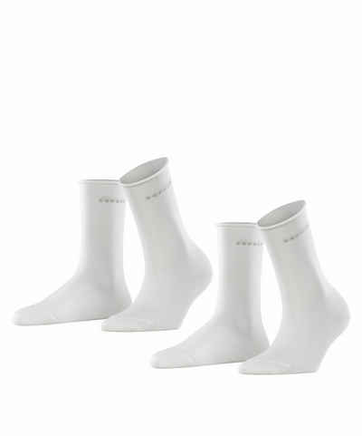Esprit Socken »Basic Pure 2-Pack« (2-Paar) mit hohem Baumwollanteil