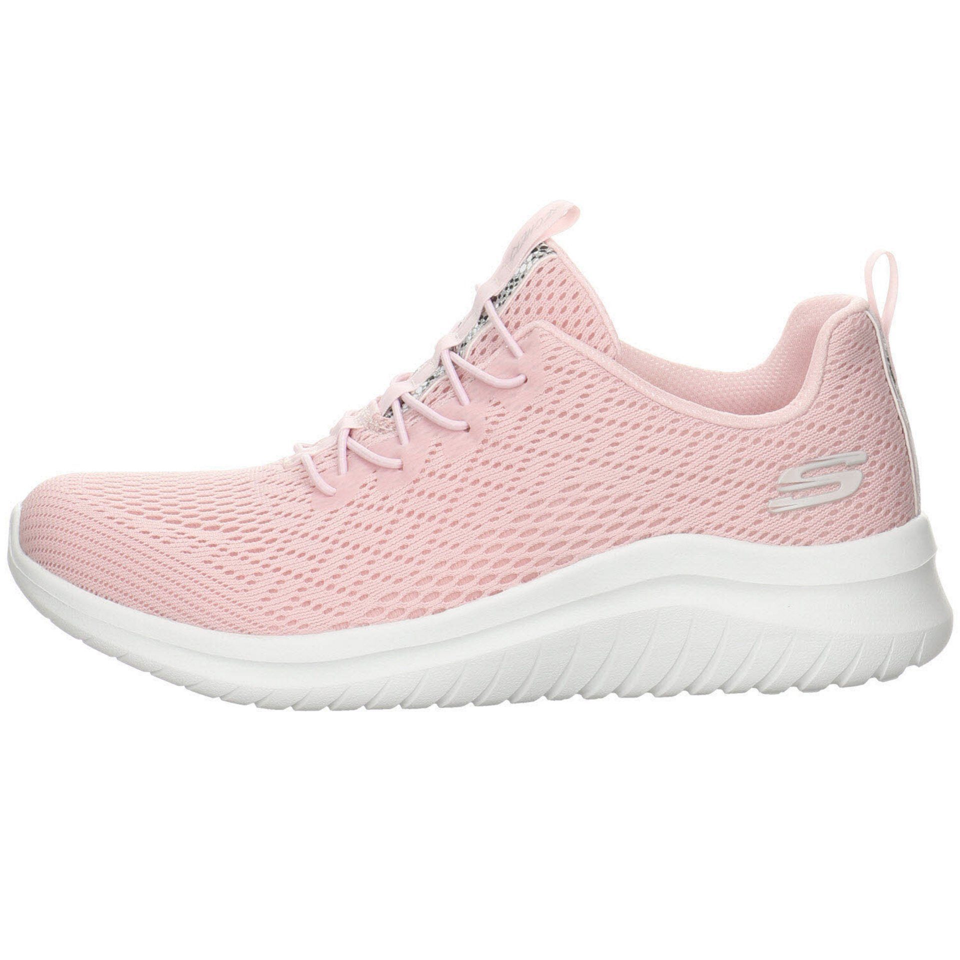 Schuhe Skechers Damen Sneaker Ultra lt.pink/white Sneaker Sneaker Flex Textil 2.0