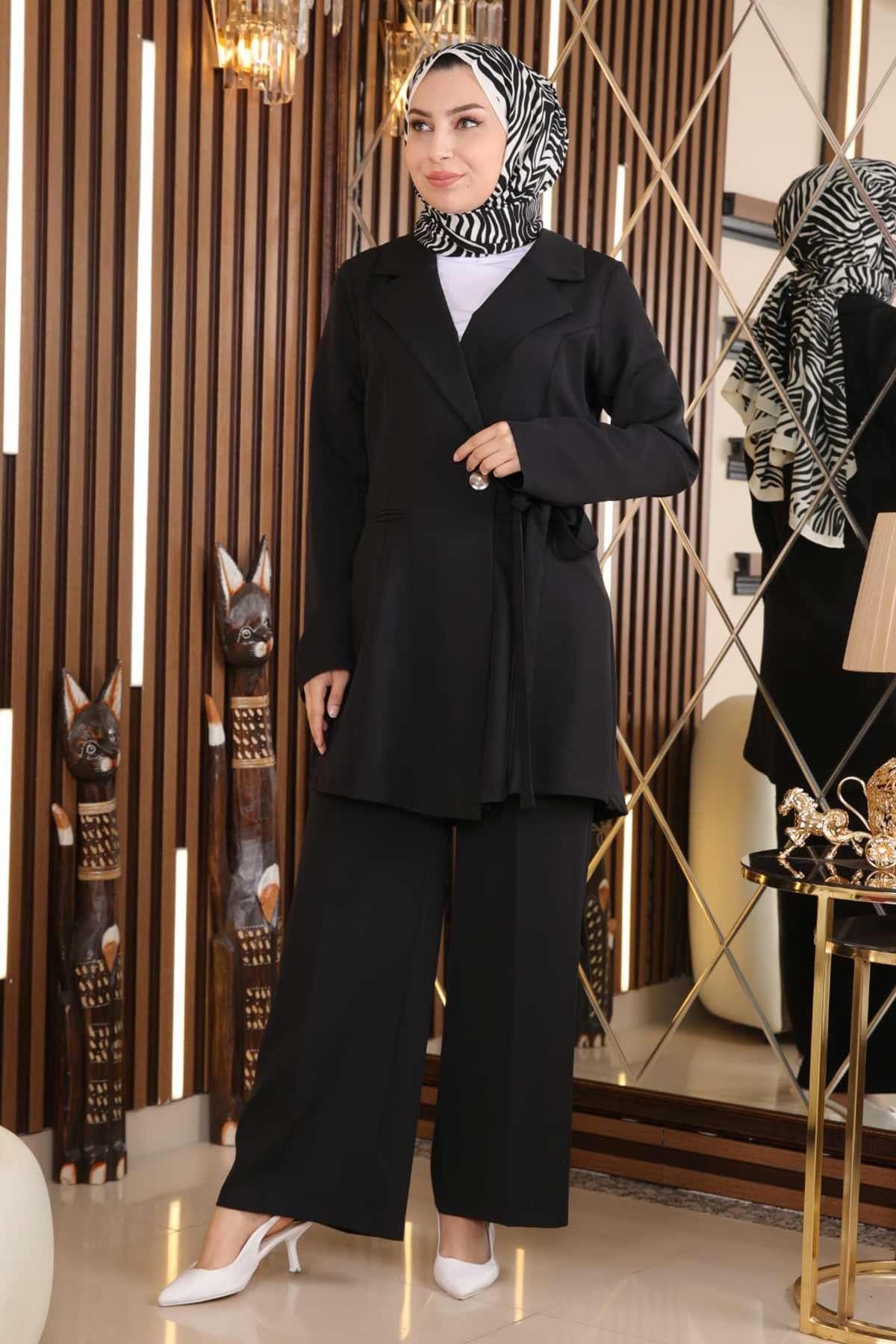 MODAMİHRAM Tunikakleid Gürtel Detail Set