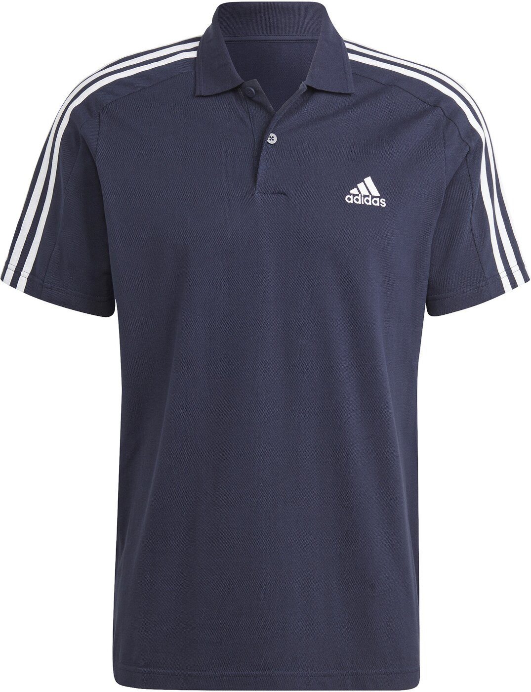 adidas Sportswear Poloshirt ESSENTIALS PIQUÉ EMBROIDERED SL 3-STR Herren Poloshirt blau/weiß. Reduzierter Preis € 36,00. Unverbindliche Preisempfehlung € 40,00