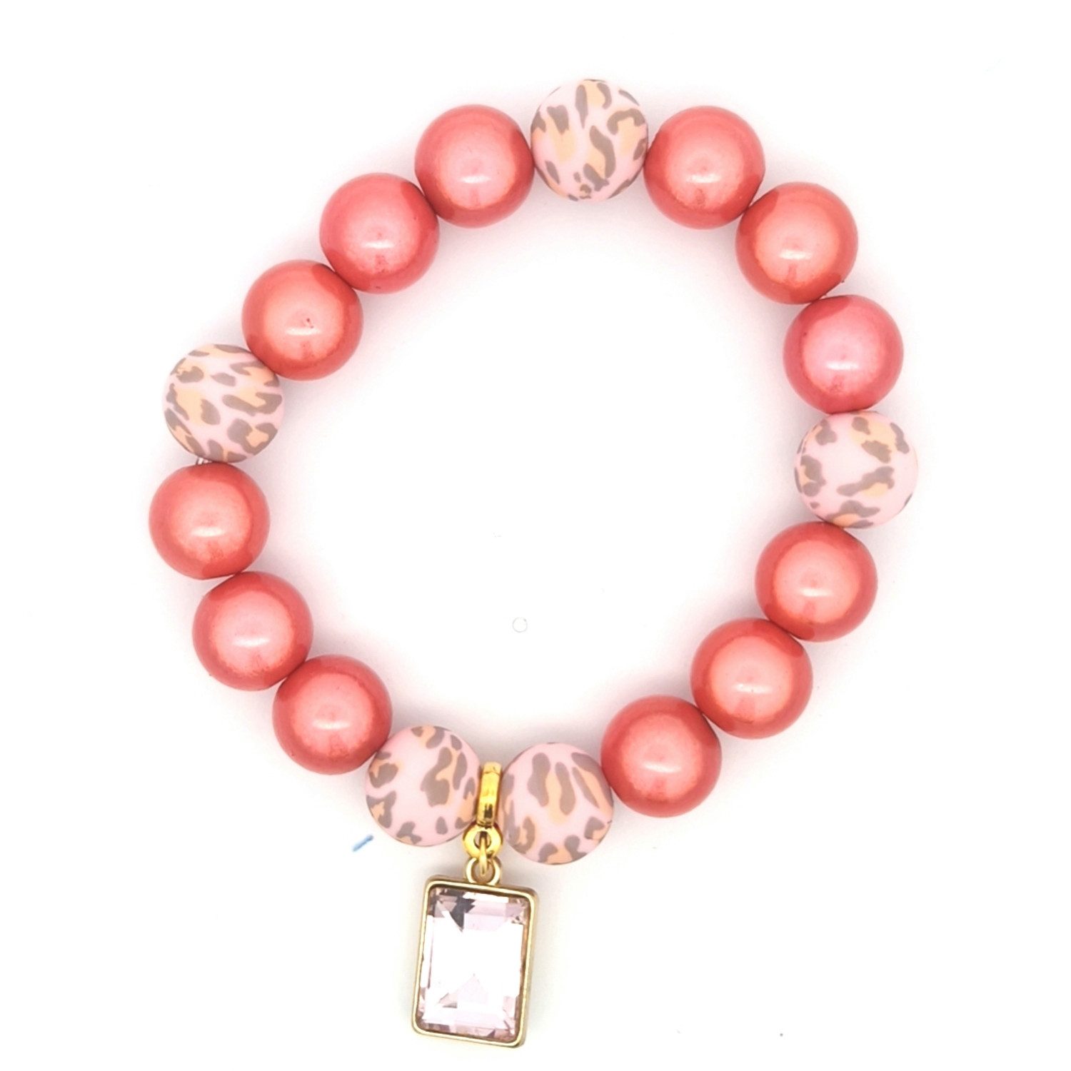 Impala Perlenarmband Wonder meets Leo mit Kristallanhänger günstig online kaufen
