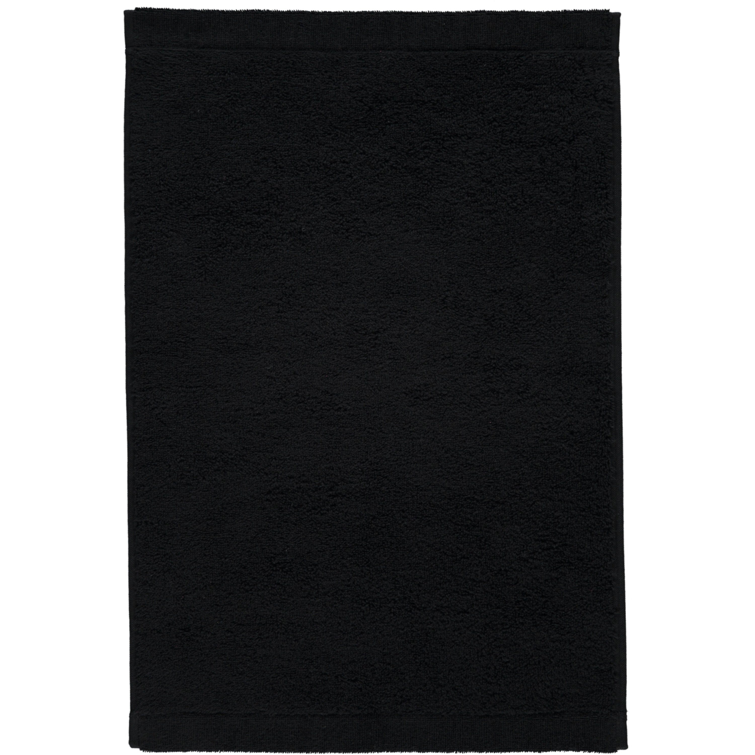 Cawö Handtuch Cawö Lifestyle Waschhandschuh Gästetuch Handtuch Duschtuch, Fb.906 (schwarz), Baumwolle (1-St), rechteckig schwarz - 906