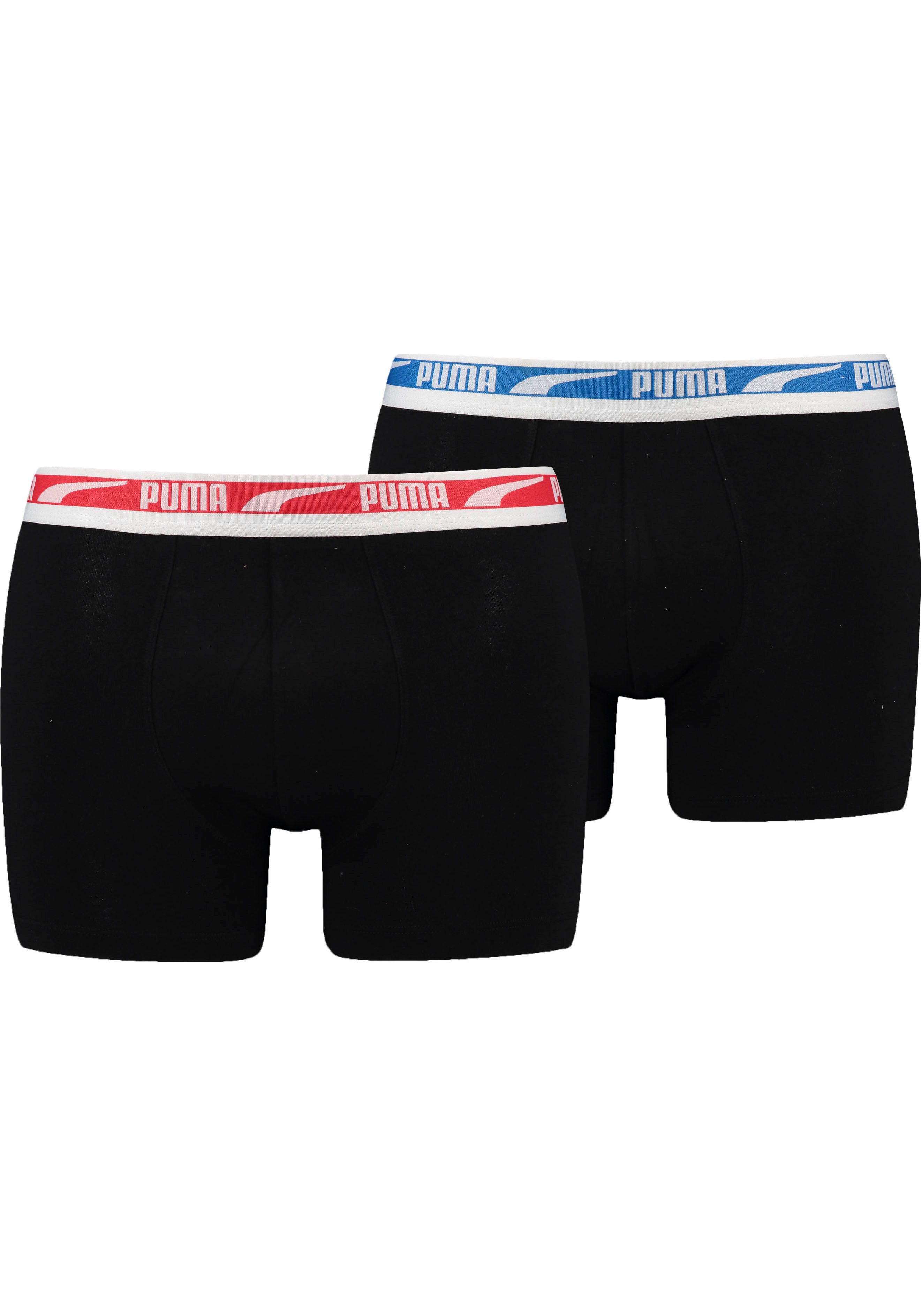 PUMA Boxershorts MEN MULTI LOGO BOXER 2P (2er Pack) Komfortbund günstig online kaufen