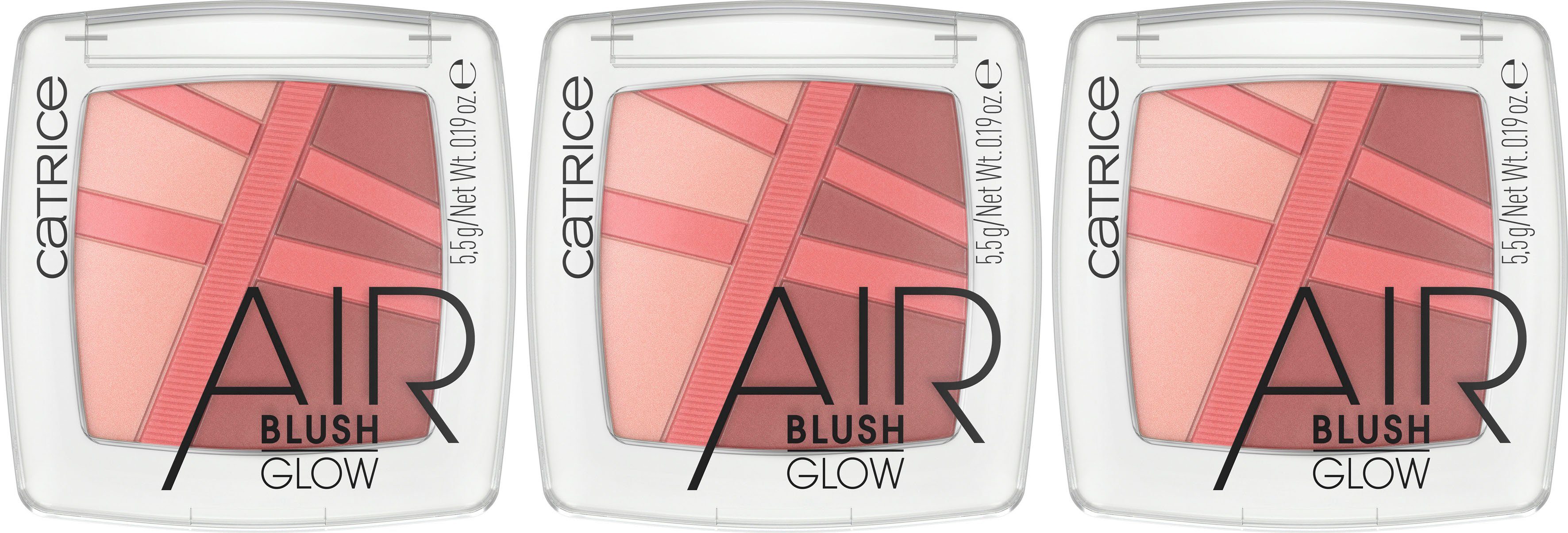 Catrice Rouge Catrice AirBlush Glow, Wine Cloud 3-tlg