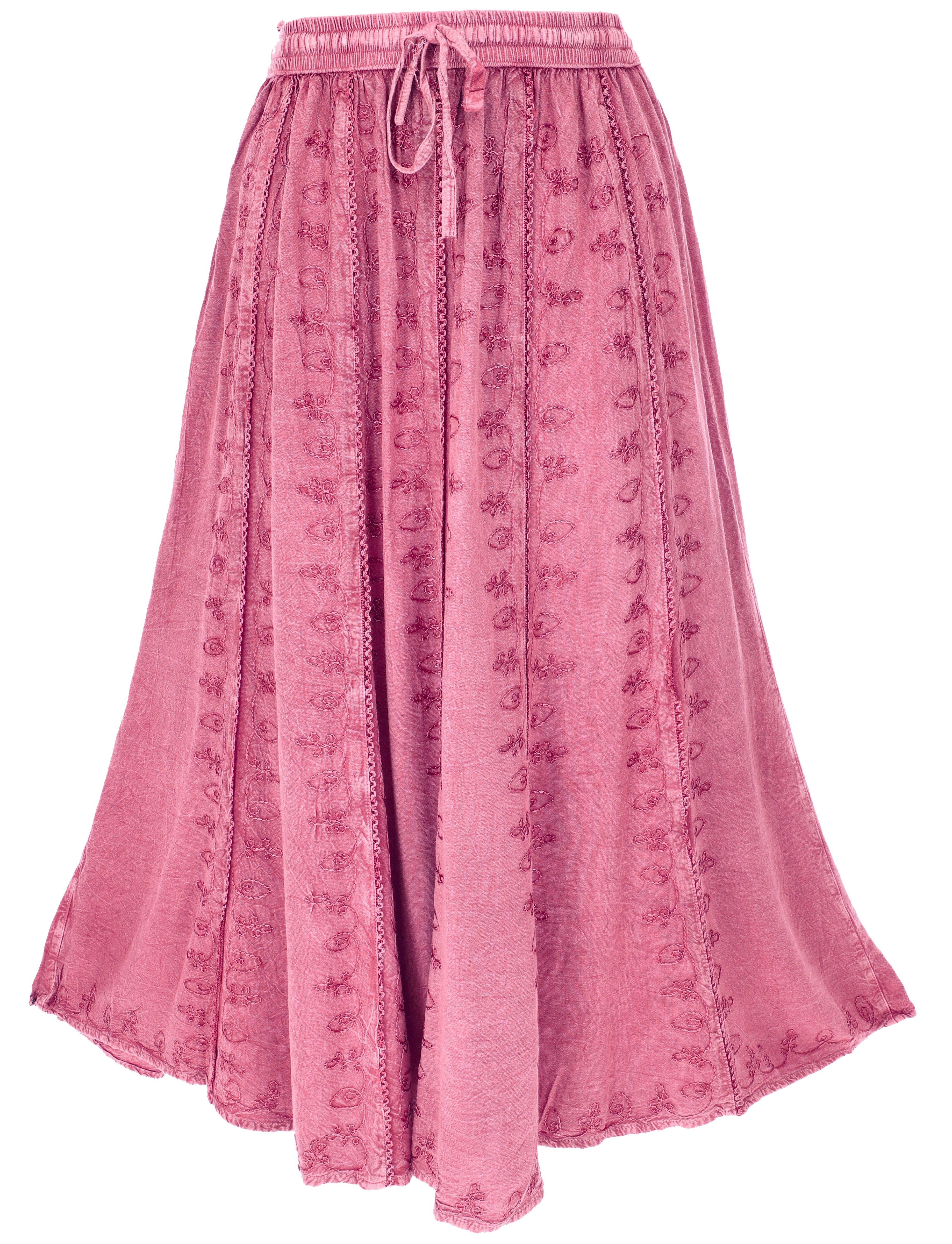 Minirock Bestickter Boho Hippie Rock, indischer..
